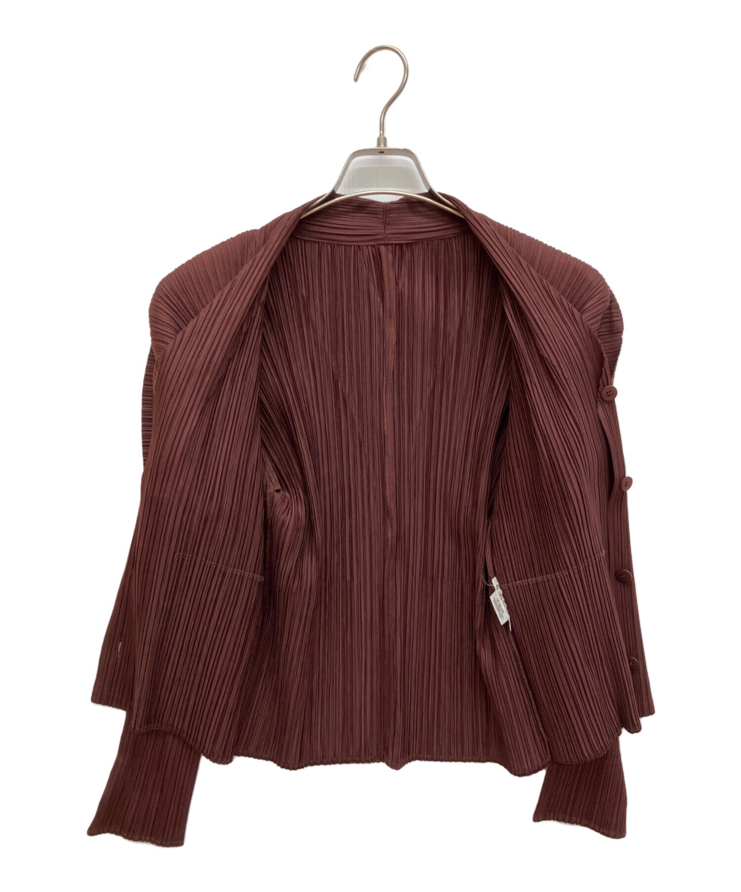 [Pre-owned] PLEATS PLEASE pleated cardigan PP13-JD431
