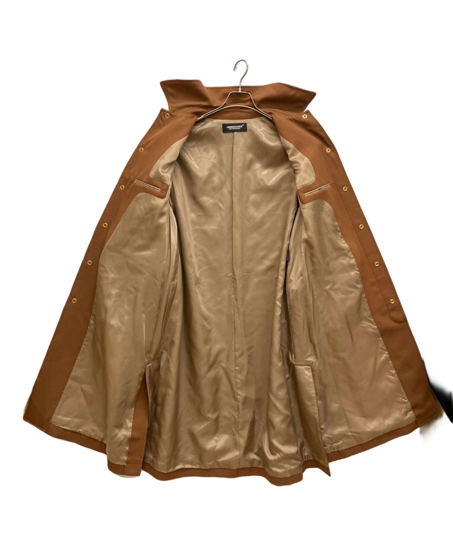 [Pre-owned] UNDERCOVER 19AW Docking stainless-steel collar coat UCX1304-3