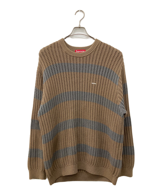 [Pre-owned] SUPREME 25SS Stripe Small Box Sweater