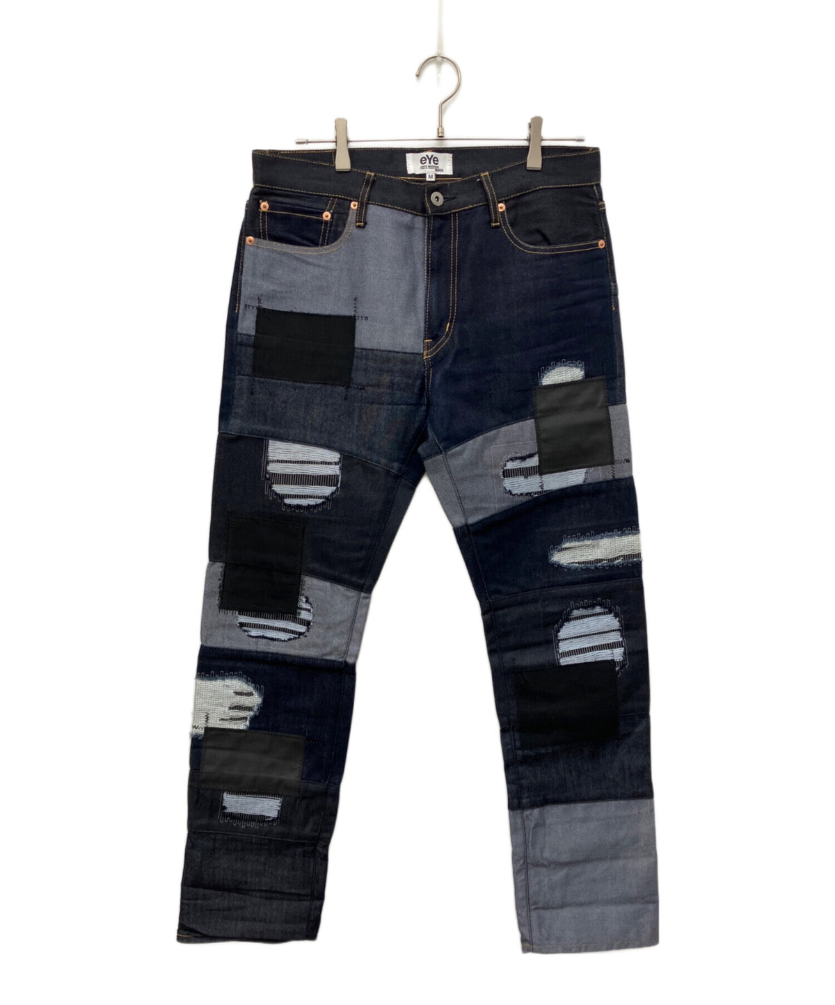 [Pre-owned] eYe COMME des GARCONS JUNYAWATANABE MAN 18AW Patchwork Denim Pants WB-P906