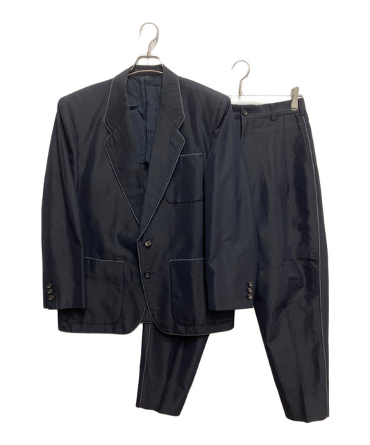 [Pre-owned] COMME des GARCONS HOMME Wool-Polyester Piped Suit Set HJ-11022S HP-11019M