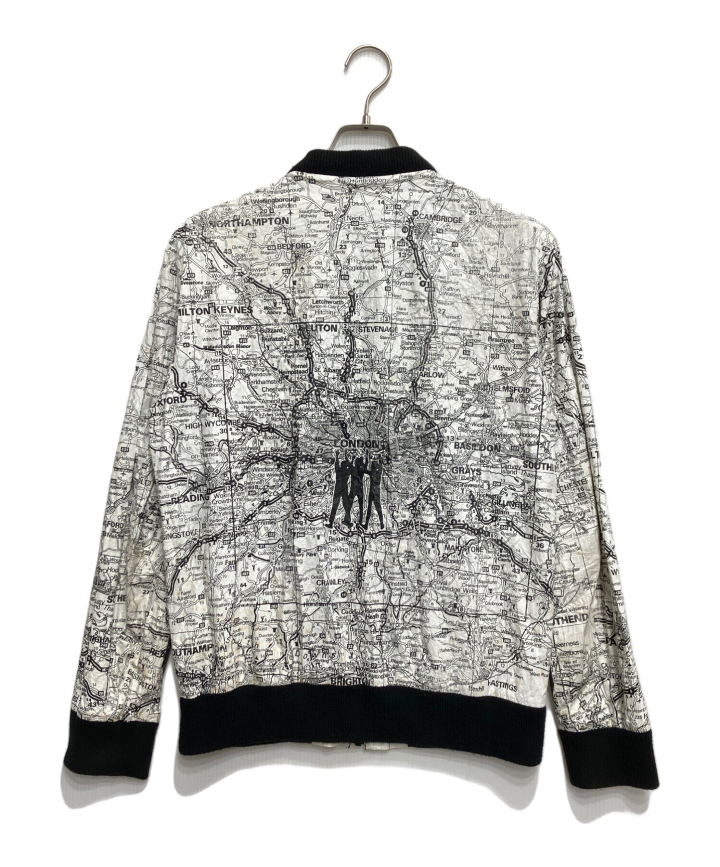 [Pre-owned] NUMBER (N)INE Paper Map Blouson