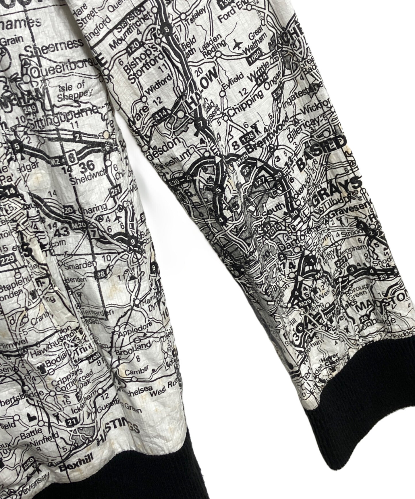 [Pre-owned] NUMBER (N)INE Paper Map Blouson