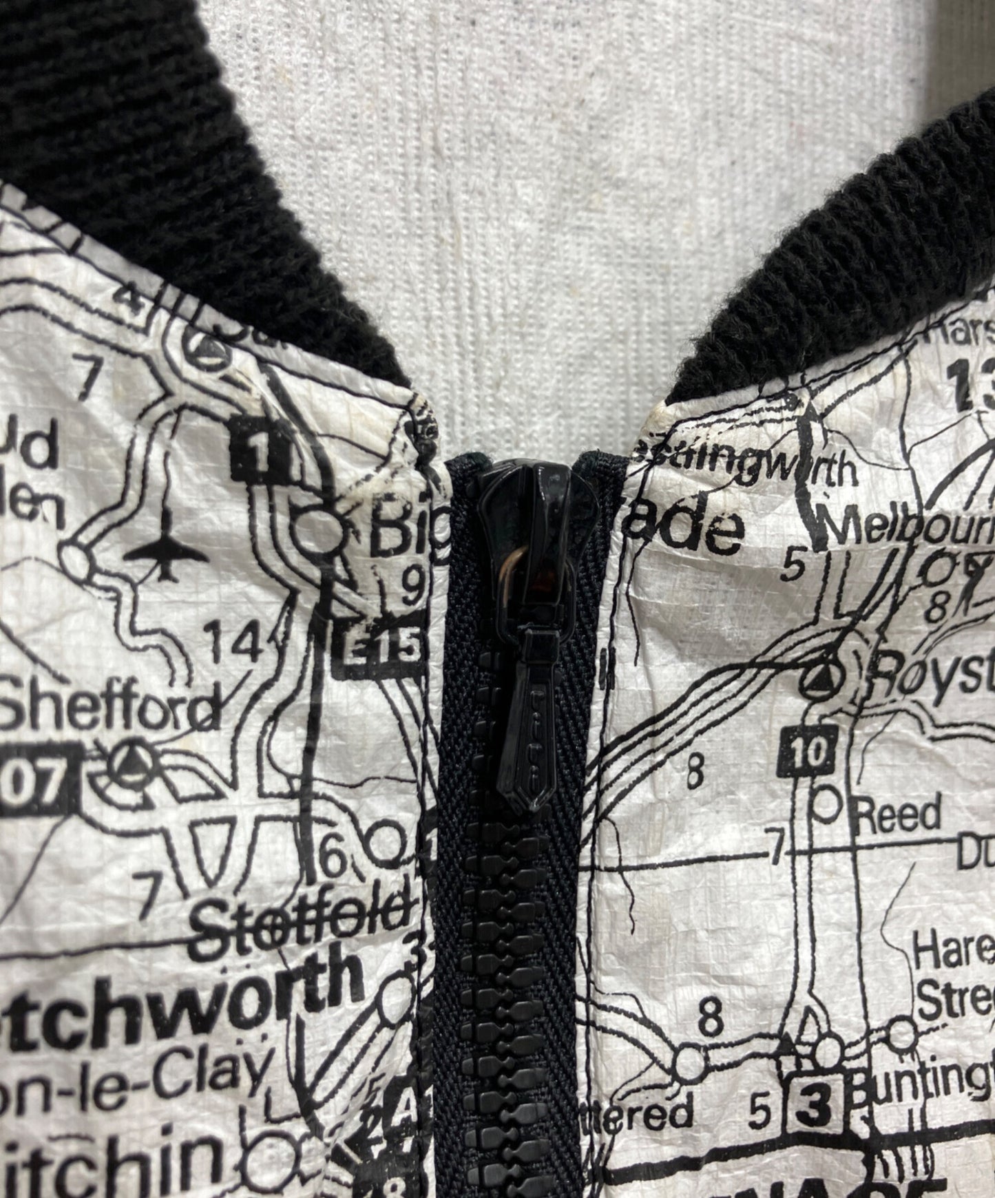 [Pre-owned] NUMBER (N)INE Paper Map Blouson