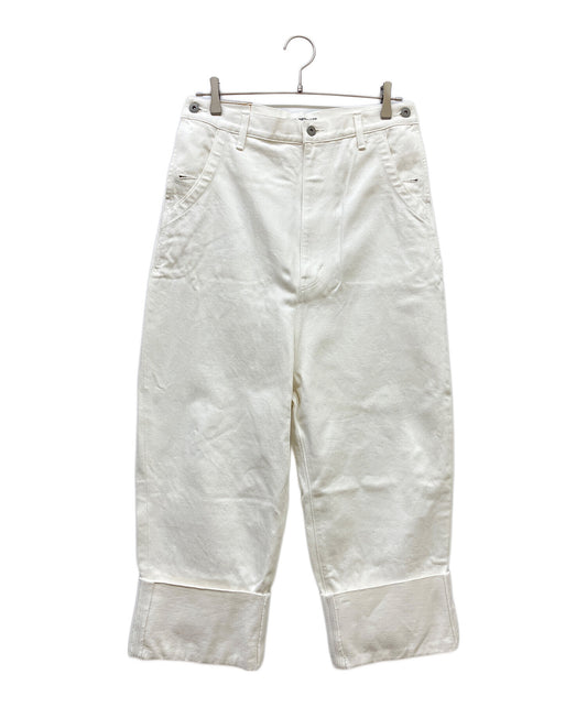 [Pre-owned] JUNYA WATANABE COMME des GARCONS Roll-Up Denim Pants / Denim Pants / White Denim XF-P017