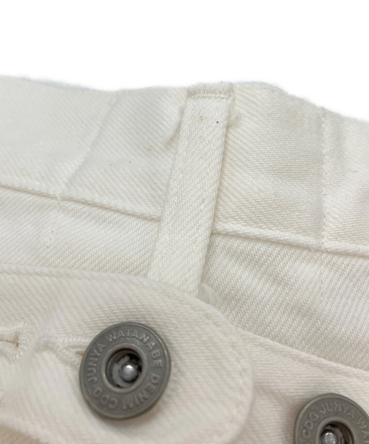 [Pre-owned] JUNYA WATANABE COMME des GARCONS Roll-Up Denim Pants / Denim Pants / White Denim XF-P017
