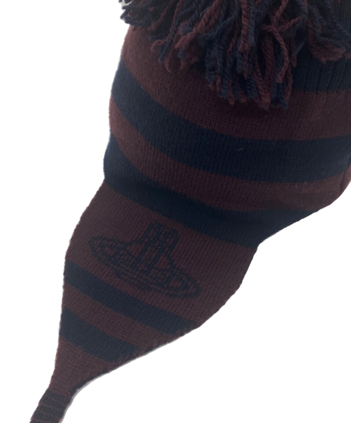 [Pre-owned] Vivienne Westwood Striped wool knit hat