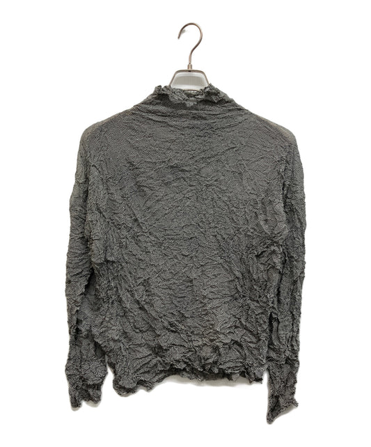 [Pre-owned] ISSEY MIYAKE PERMANENTE Pleated High-Neck T-Shirt PE83-FJ836