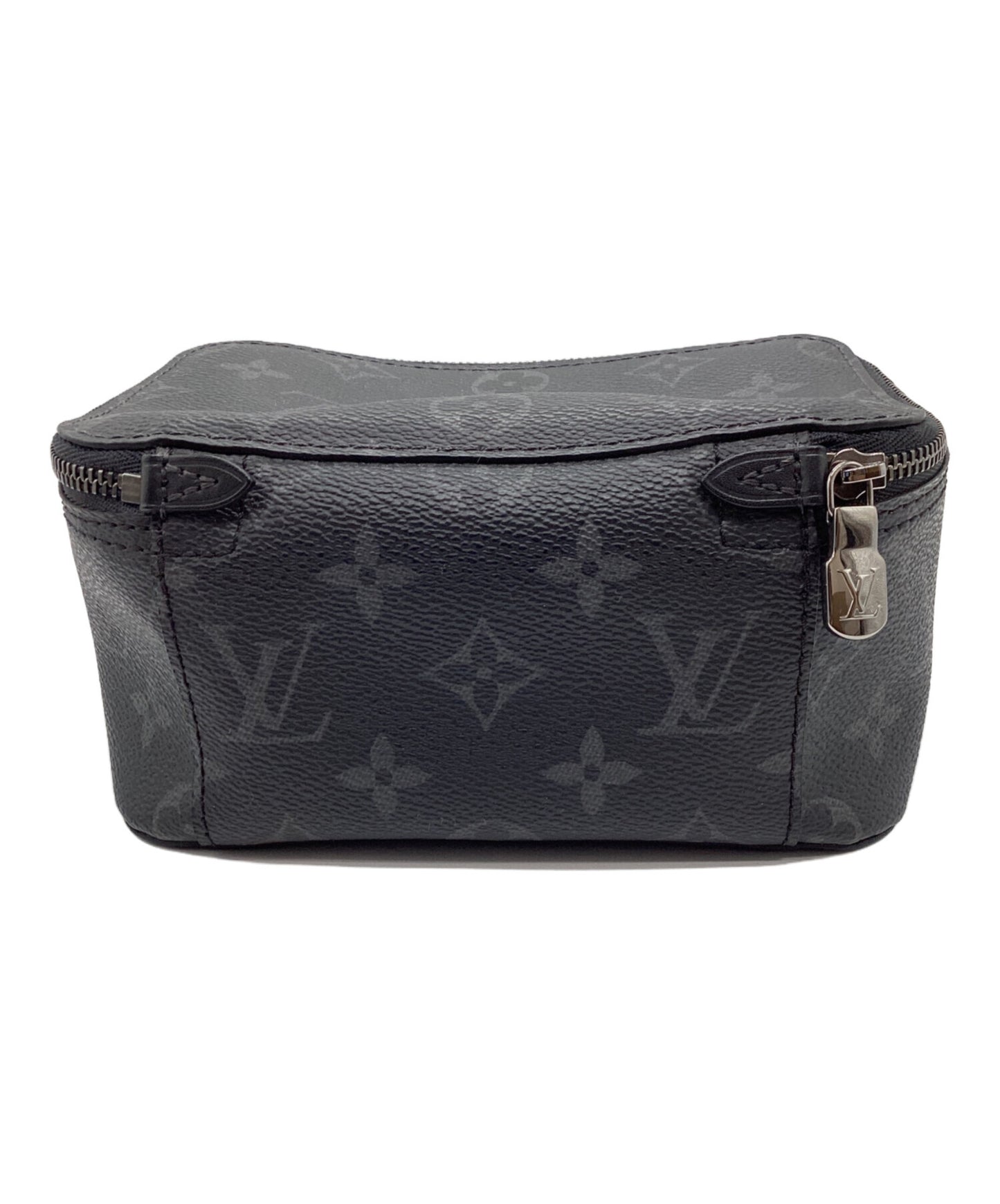 [Pre-owned] LOUIS VUITTON Monogram Eclipse Cube de Langemont PM Pouch M44697