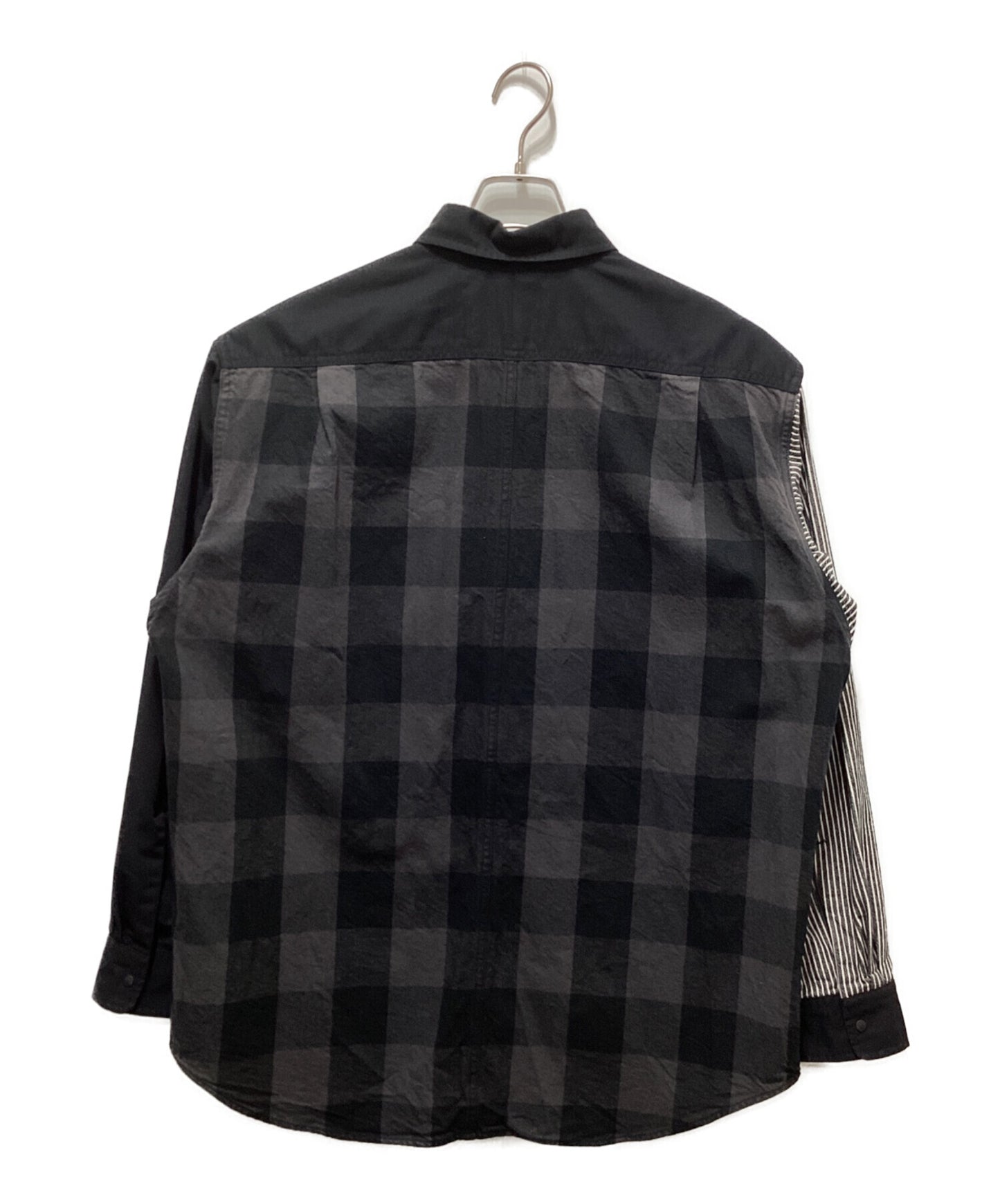 [Pre-owned] THE NORTHFACE PURPLELABEL Plaid Patchwork Shirt/Patchwork Shirt NT3101N
