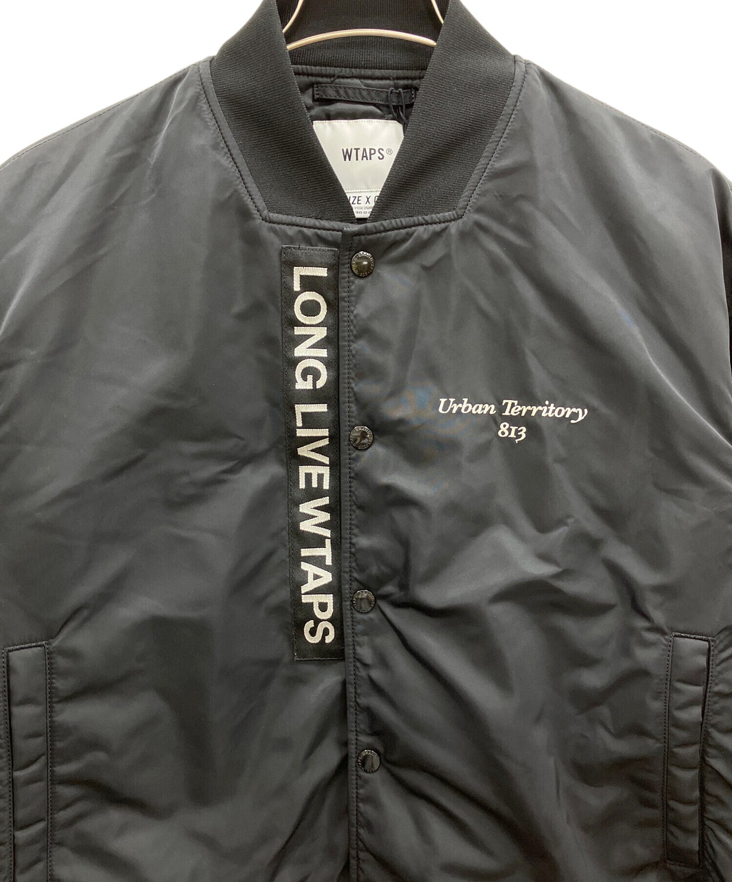 [Pre-owned] WTAPS TEAM JACKET NYLON TWILL 222TQDT-JKM01