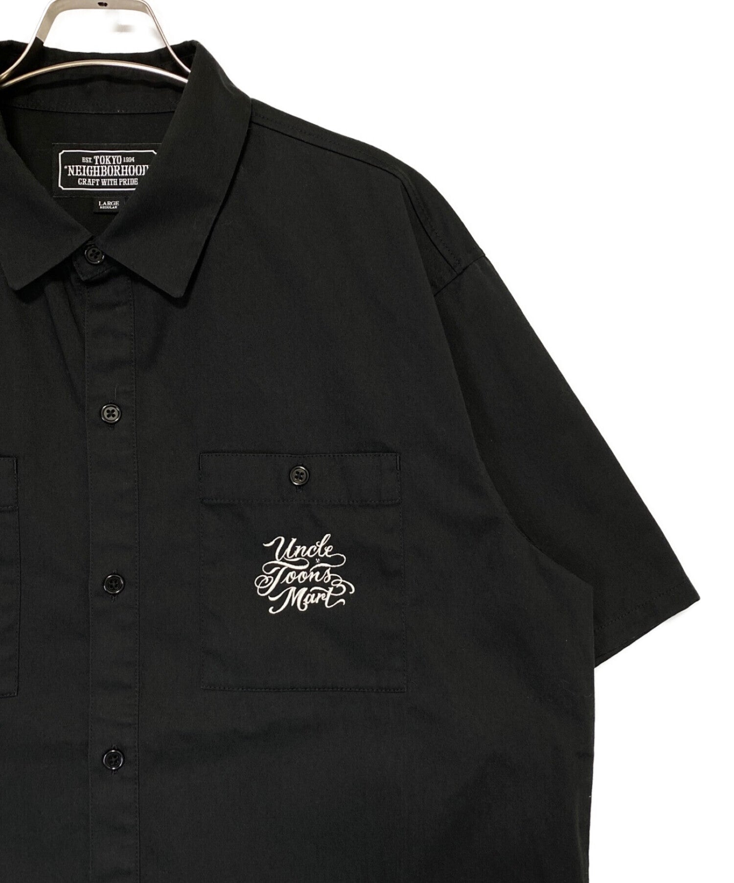 [Pre-owned] NEIGHBORHOOD CLASSIC WORK/EC-SHIRT.SS ( Classic Work Shirt )  201TSMCN-SHM01S