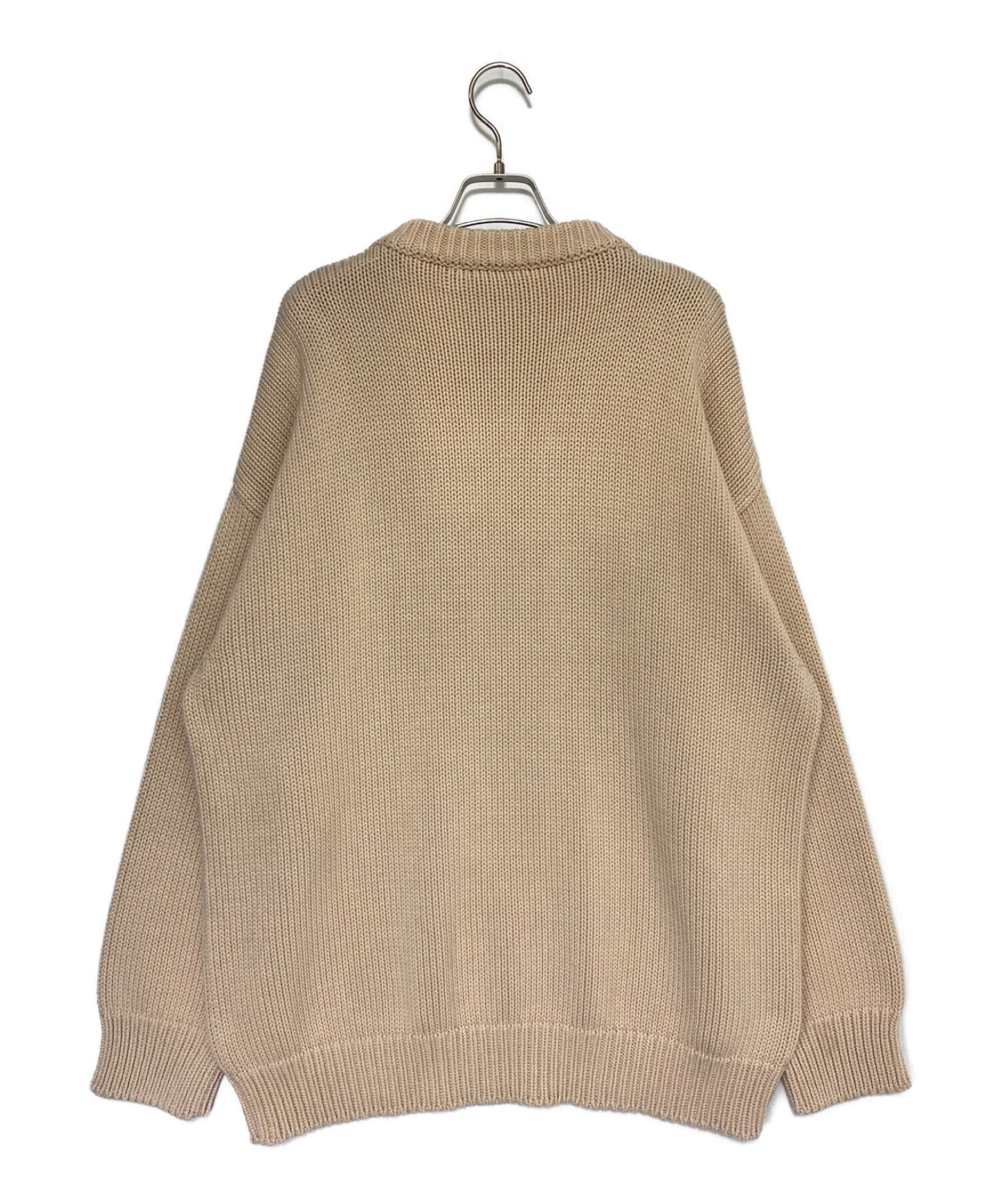 [Pre-owned] BALENCIAGA BB Logo Embroidery Oversized Knit 664369 T3211