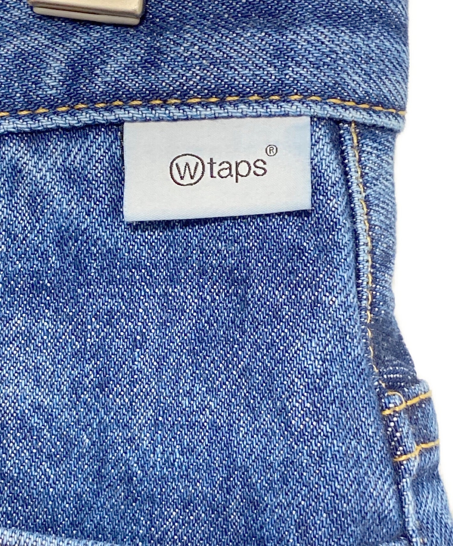 [Pre-owned] WTAPS BLUES STRAIGHT / TROUSERS / COTTON. DENIM. CACTO ( Blue straight trousers cotton denim cacto ) 241wvdt-ptm03