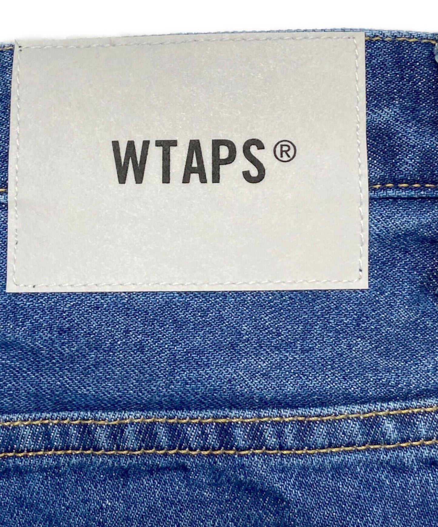 [Pre-owned] WTAPS BLUES STRAIGHT / TROUSERS / COTTON. DENIM. CACTO ( Blue straight trousers cotton denim cacto ) 241wvdt-ptm03