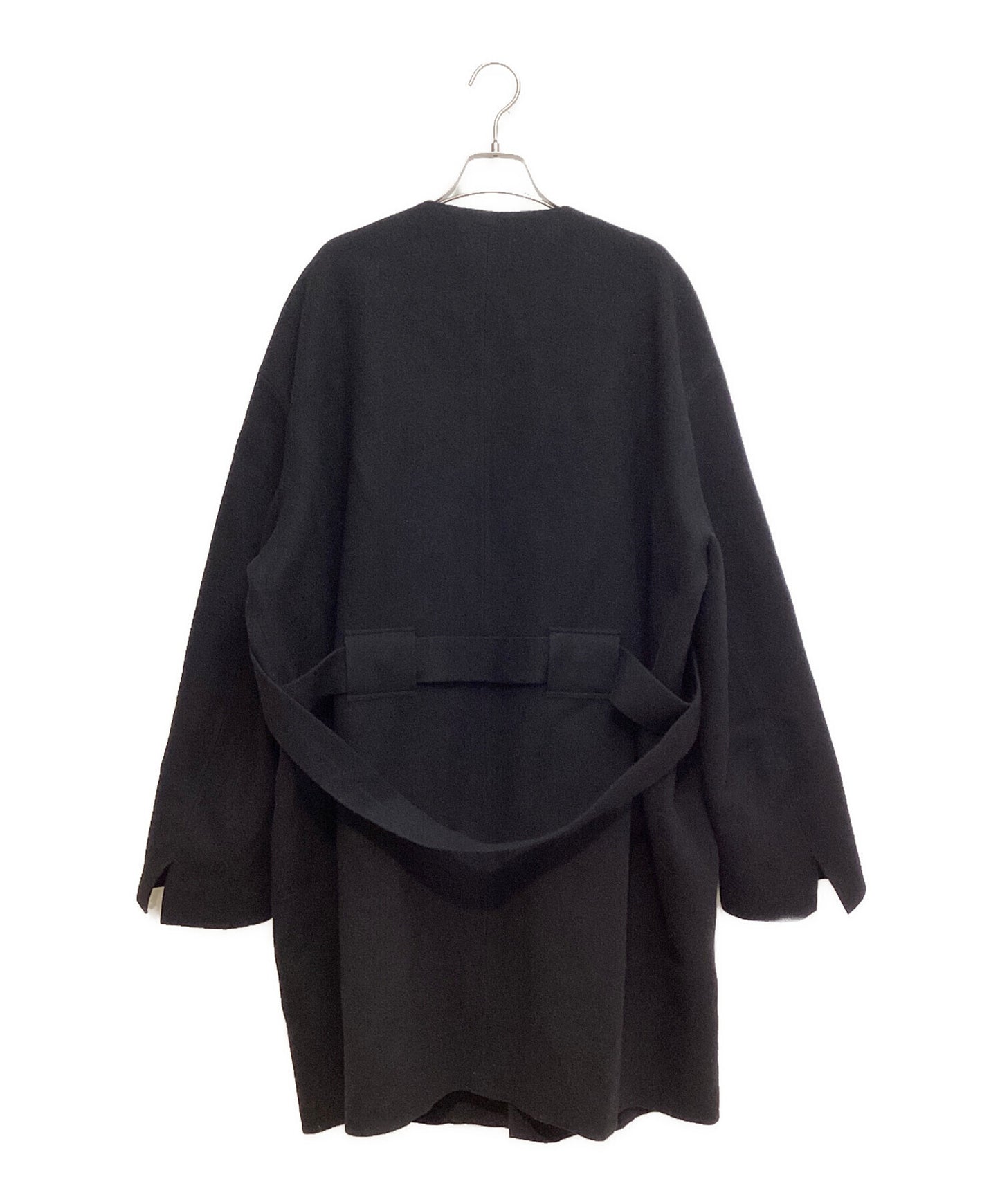 [Pre-owned] TAKAHIROMIYASHITA TheSoloIst. collarless balloon silhouette strapped coat sj.0020bAW20