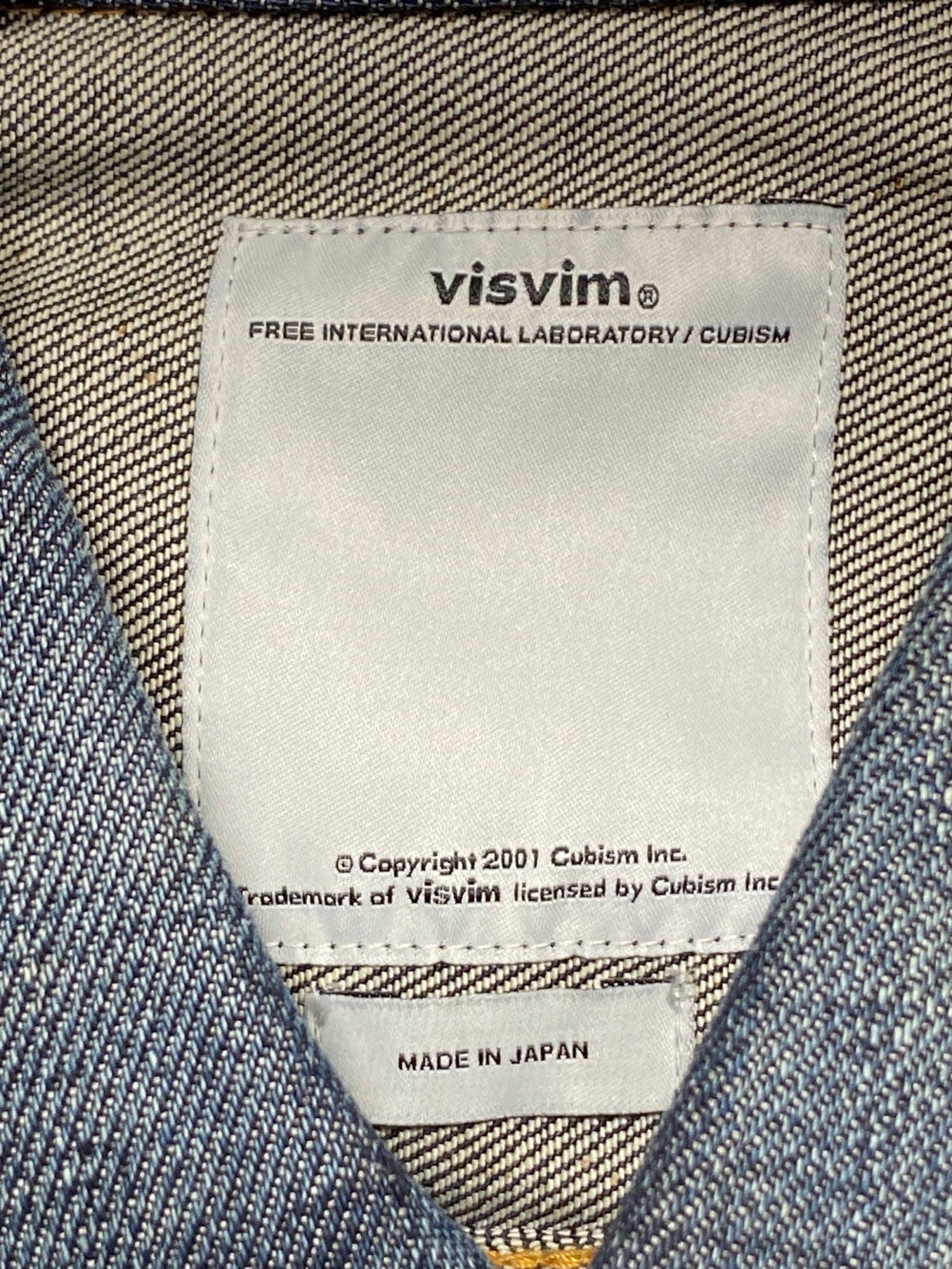 [Pre-owned] VISVIM NONWASHED Denim Jean Jacket 0114205006002