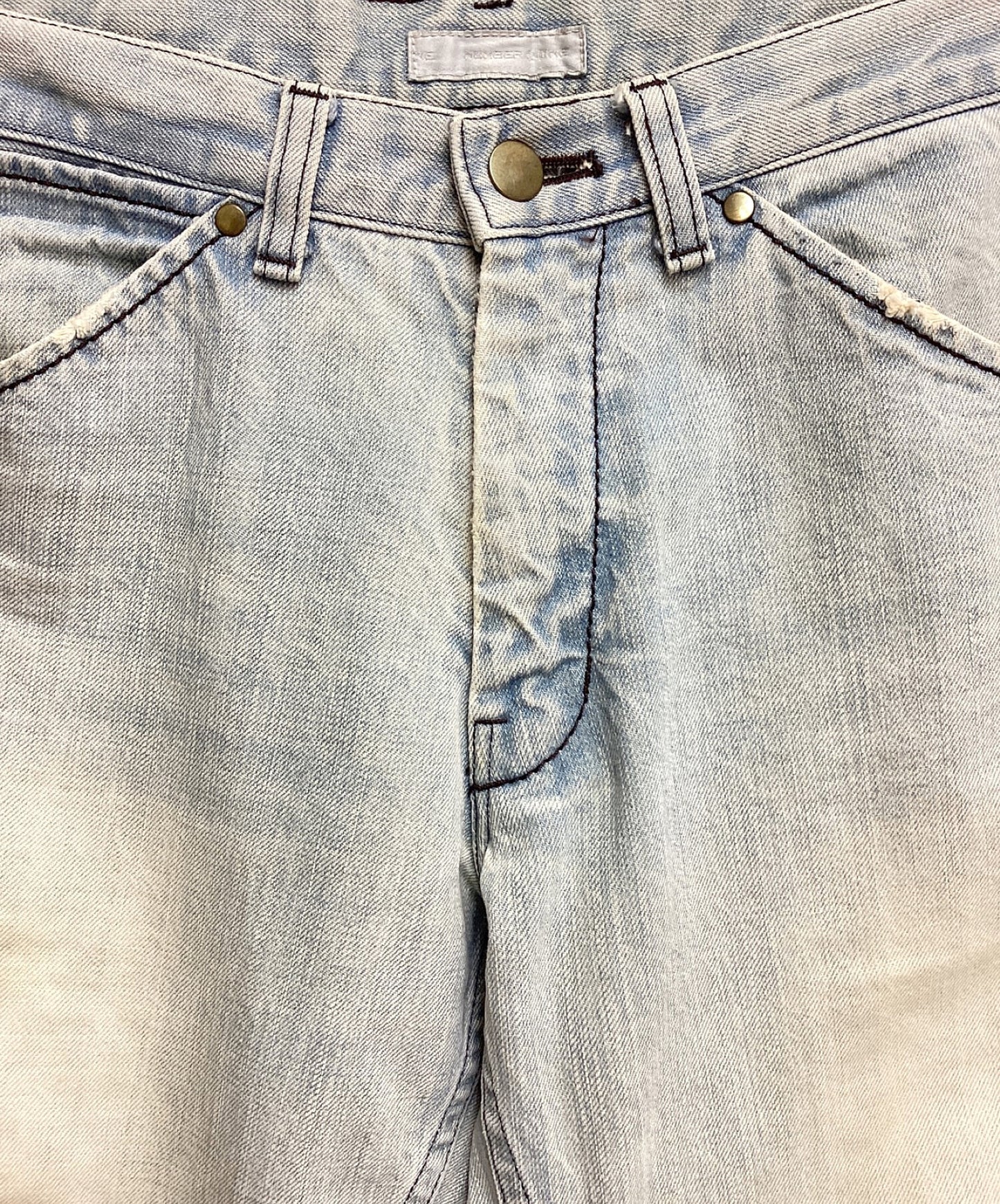 [Pre-owned] NUMBER (N)INE Mud Dyed Denim / 02AW George Period / Archive