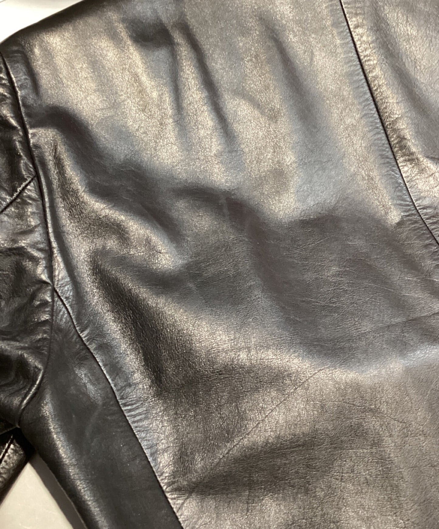 [Pre-owned] ISSEY MIYAKE Leather Tailored Jacket ME71LD001