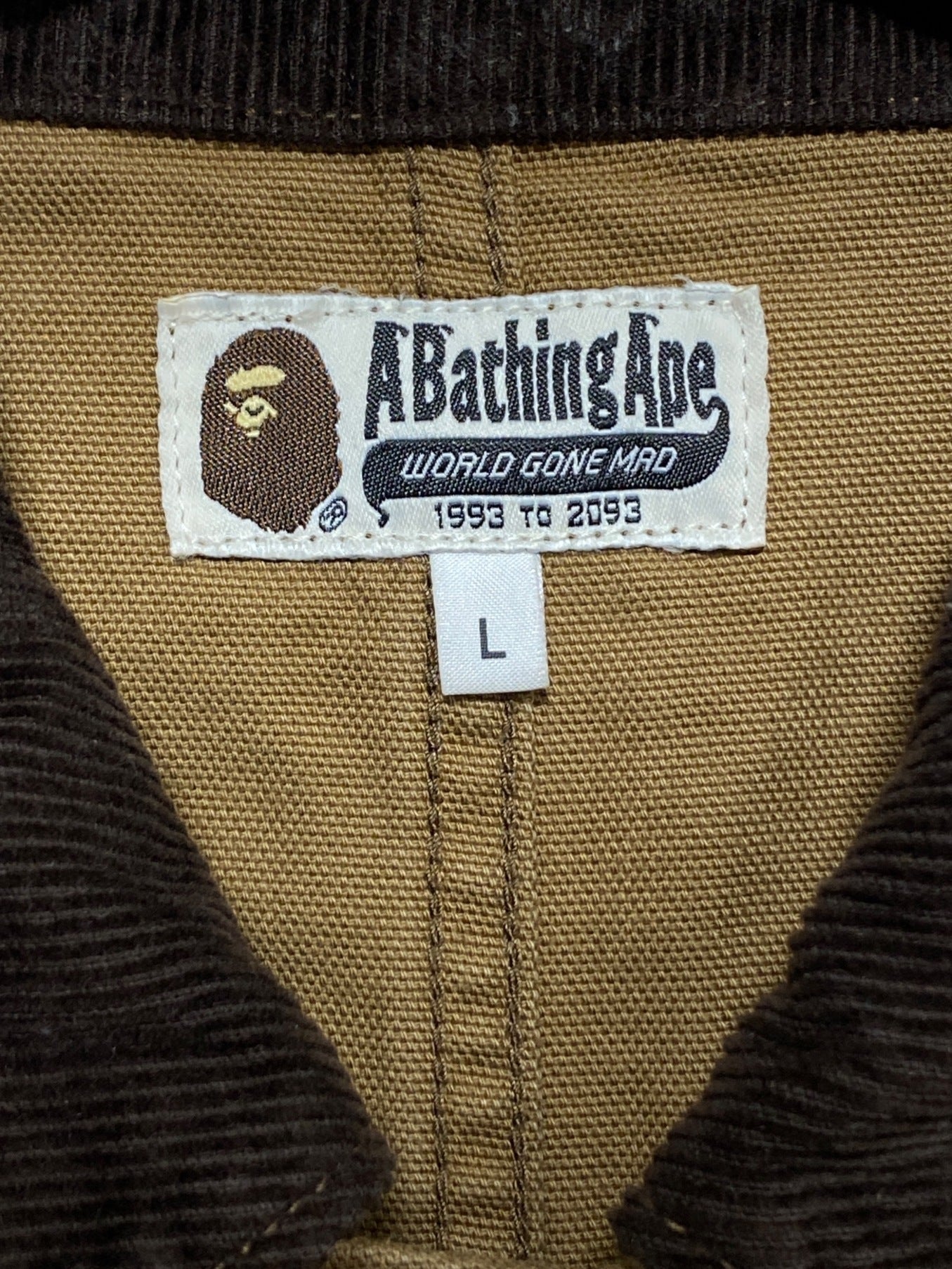 [Pre-owned] A BATHING APE WASHED DUCK COVERALL ( Washed duck coverall ) 001ljk301007m