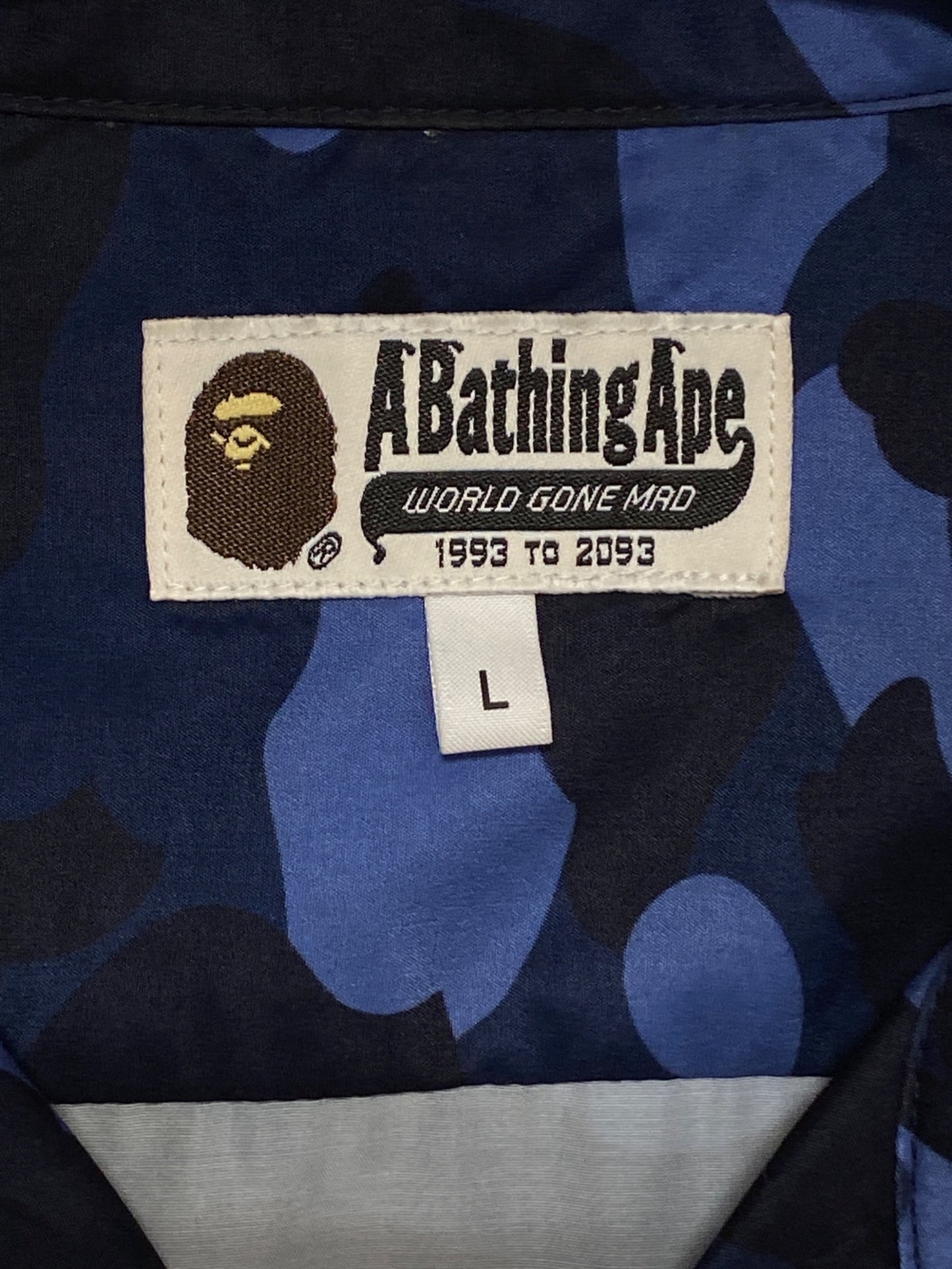 [Pre-owned] A BATHING APE COLOR CAMO APE HEAD ONE POINT SHIRT ( Color Camo Ape Head One Point Shirt ) 0ZXSRM132001M