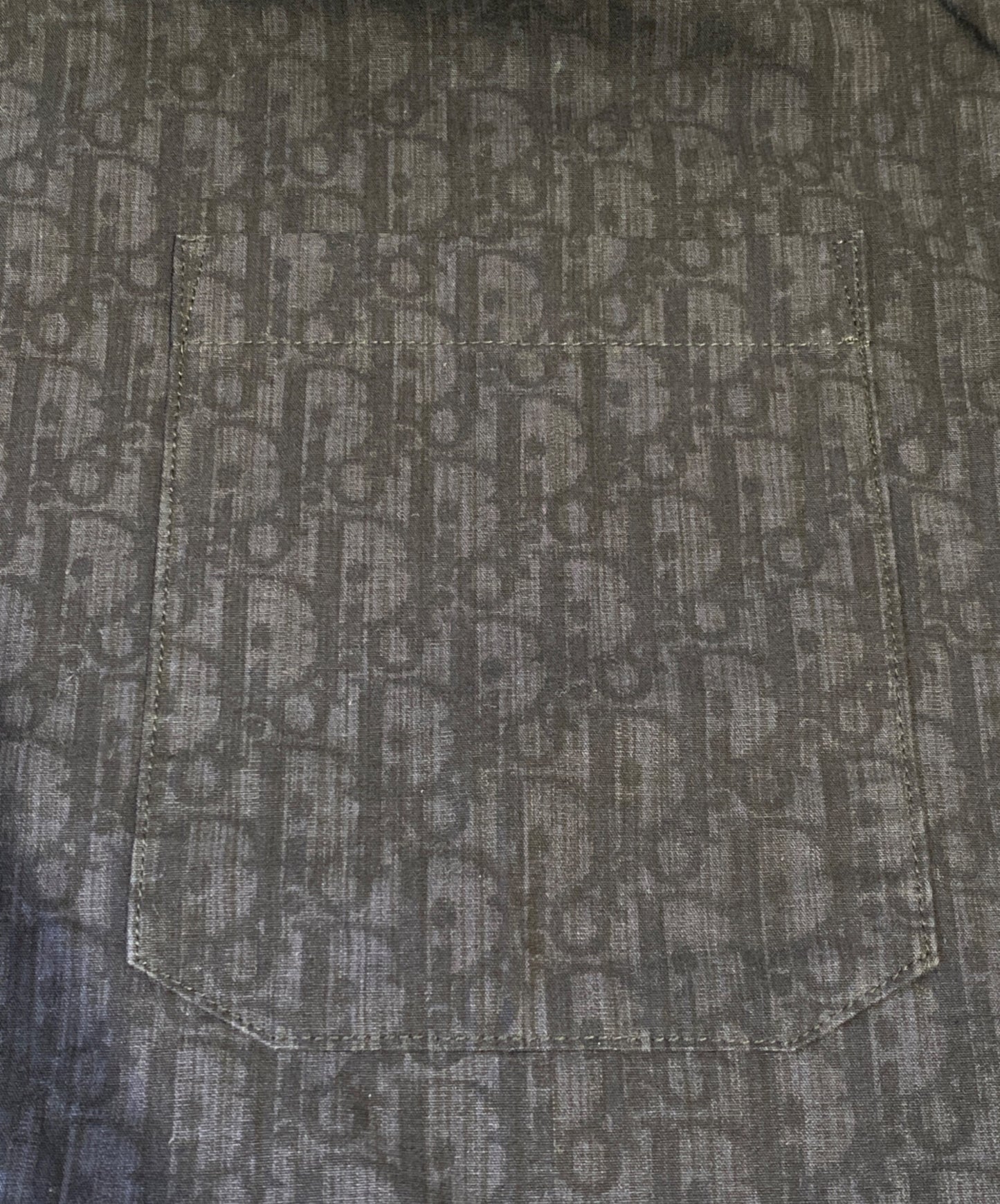 [Pre-owned] Dior Oblique Short Sleeve Shirt 243D589AY517