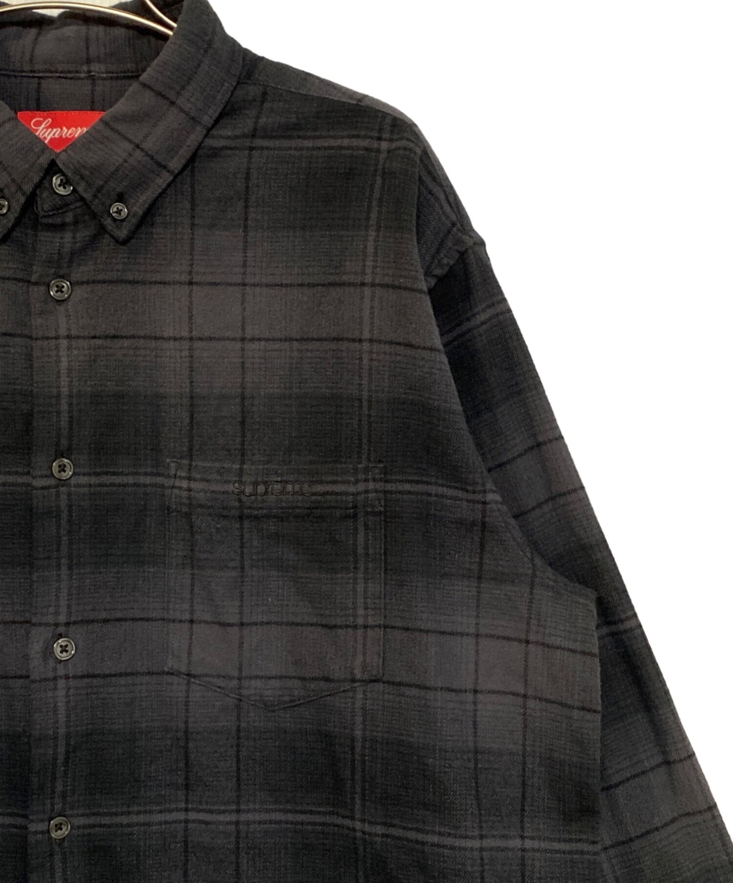 [Pre-owned] SUPREME Shadow Plaid Flannel Shirt