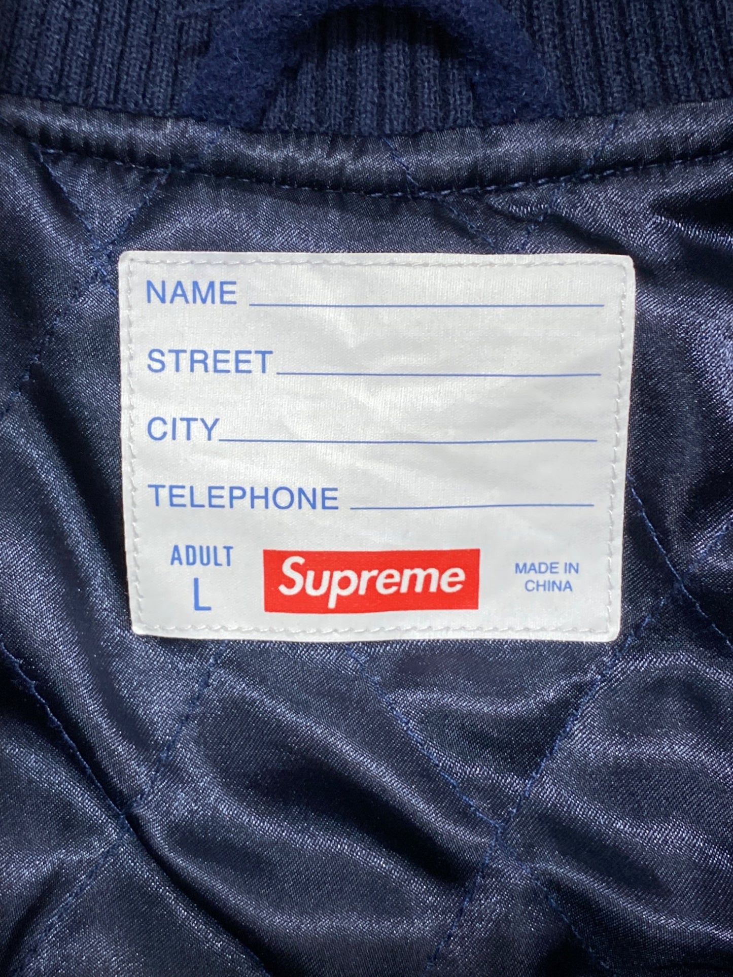 [Pre-owned] SUPREME Veritas Varsity Jacket