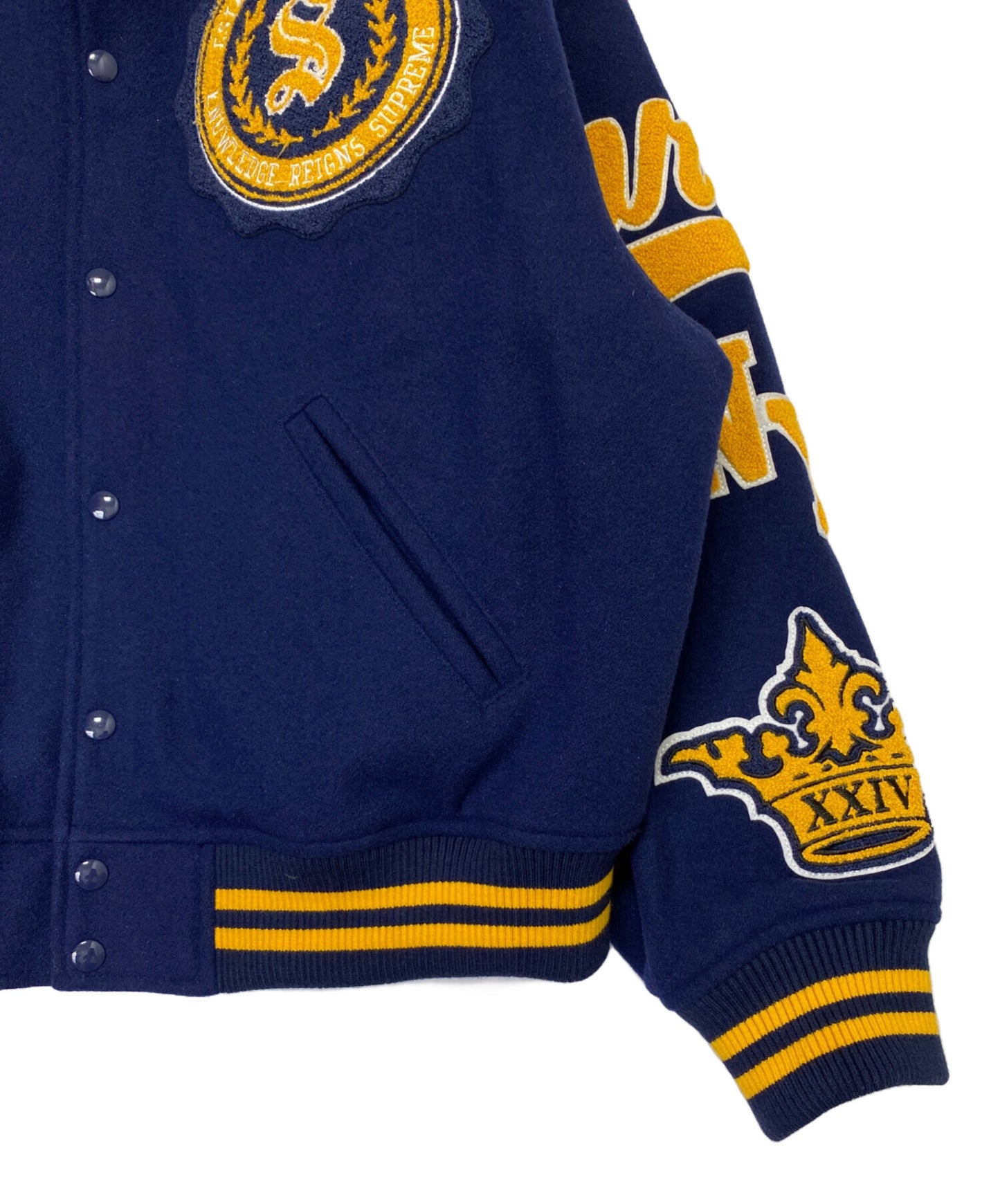 [Pre-owned] SUPREME Veritas Varsity Jacket