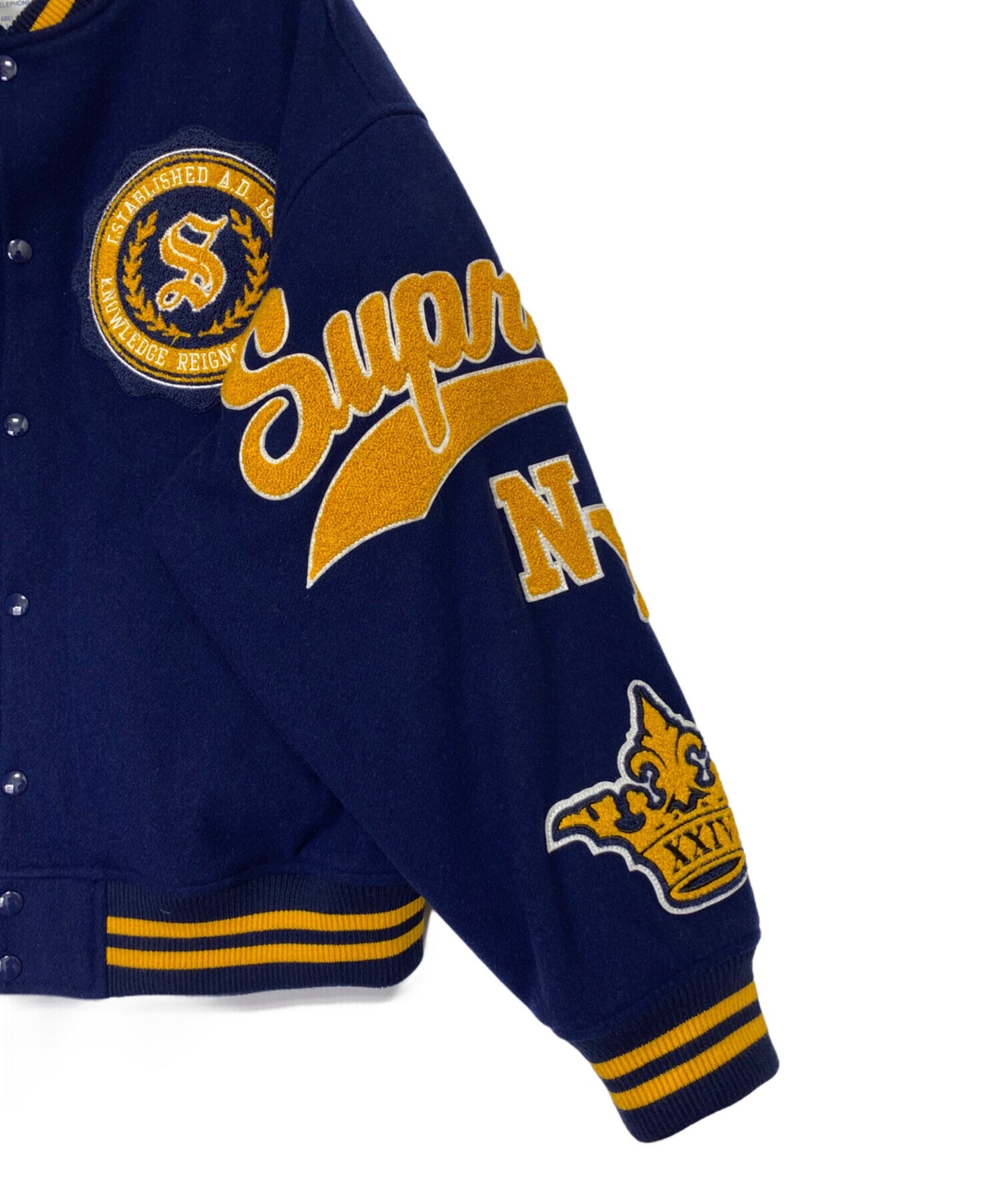 [Pre-owned] SUPREME Veritas Varsity Jacket