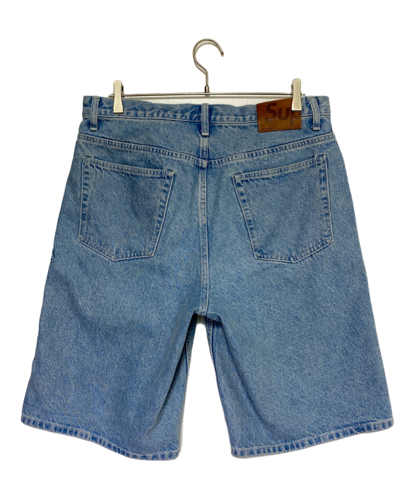 [Pre-owned] SUPREME Script Baggy Denim Short ( Script Baggy Denim Shorts )