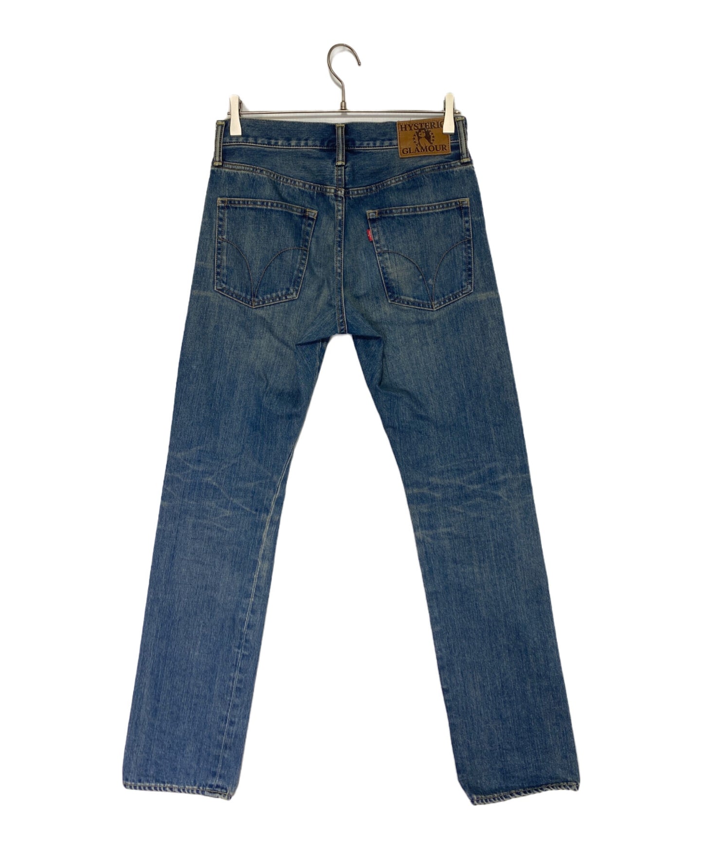 [Pre-owned] Hysteric Glamour VIXEN GIRL Embroidered Slim Straight Denim Pants 02213AP20