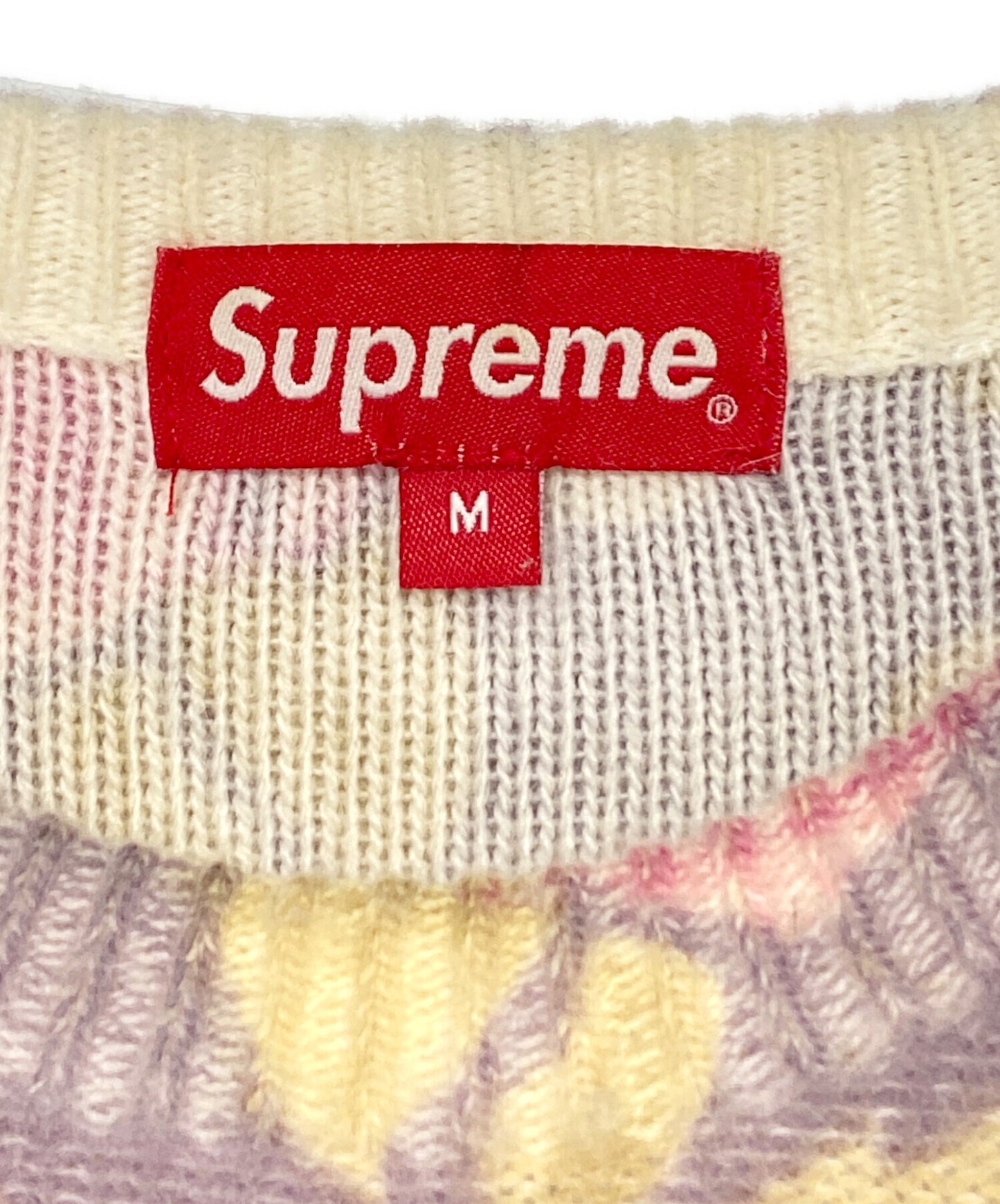 [Pre-owned] SUPREME Printed Floral Angora Sweater