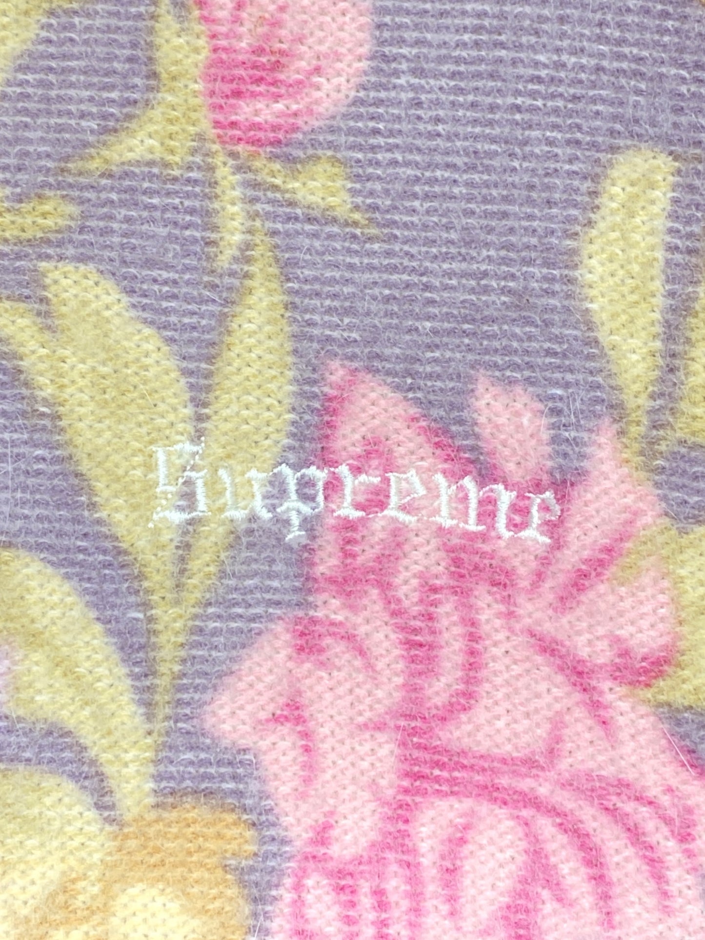 [Pre-owned] SUPREME Printed Floral Angora Sweater