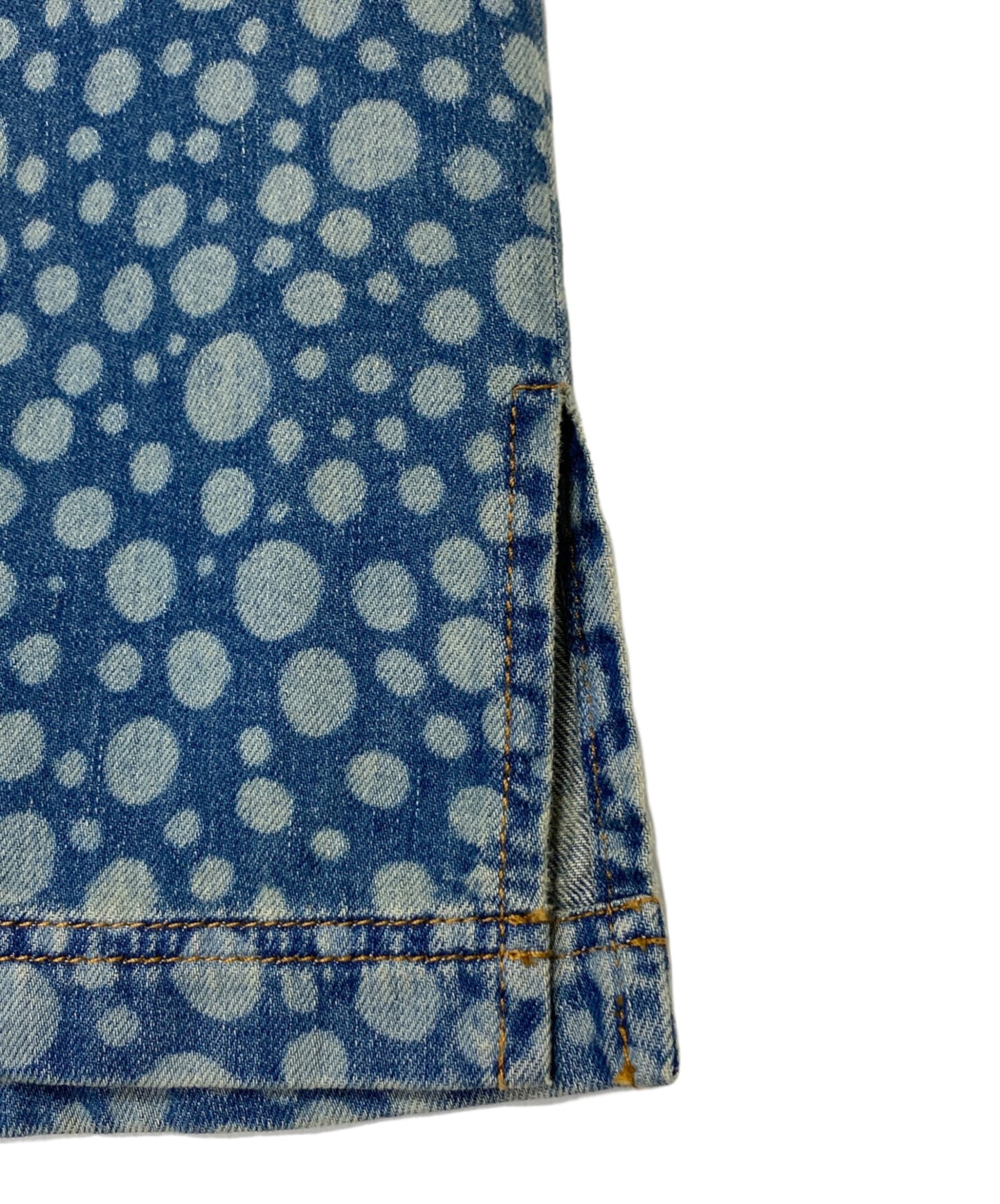 [Pre-owned] LOUIS VUITTON Infinity Dot Denim Shirt RM232H YN4 HOS33W