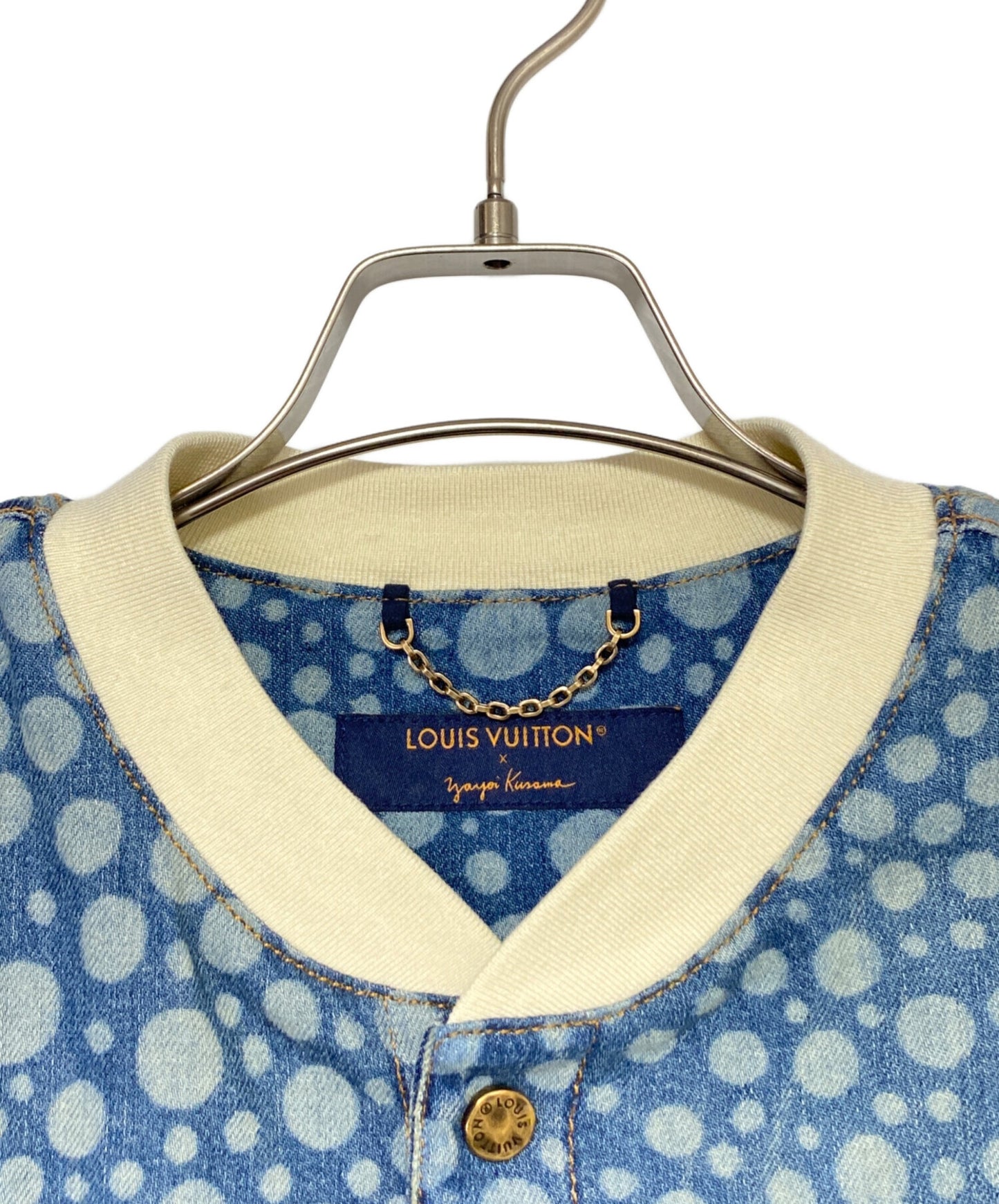 [Pre-owned] LOUIS VUITTON Infinity Dot Denim Shirt RM232H YN4 HOS33W