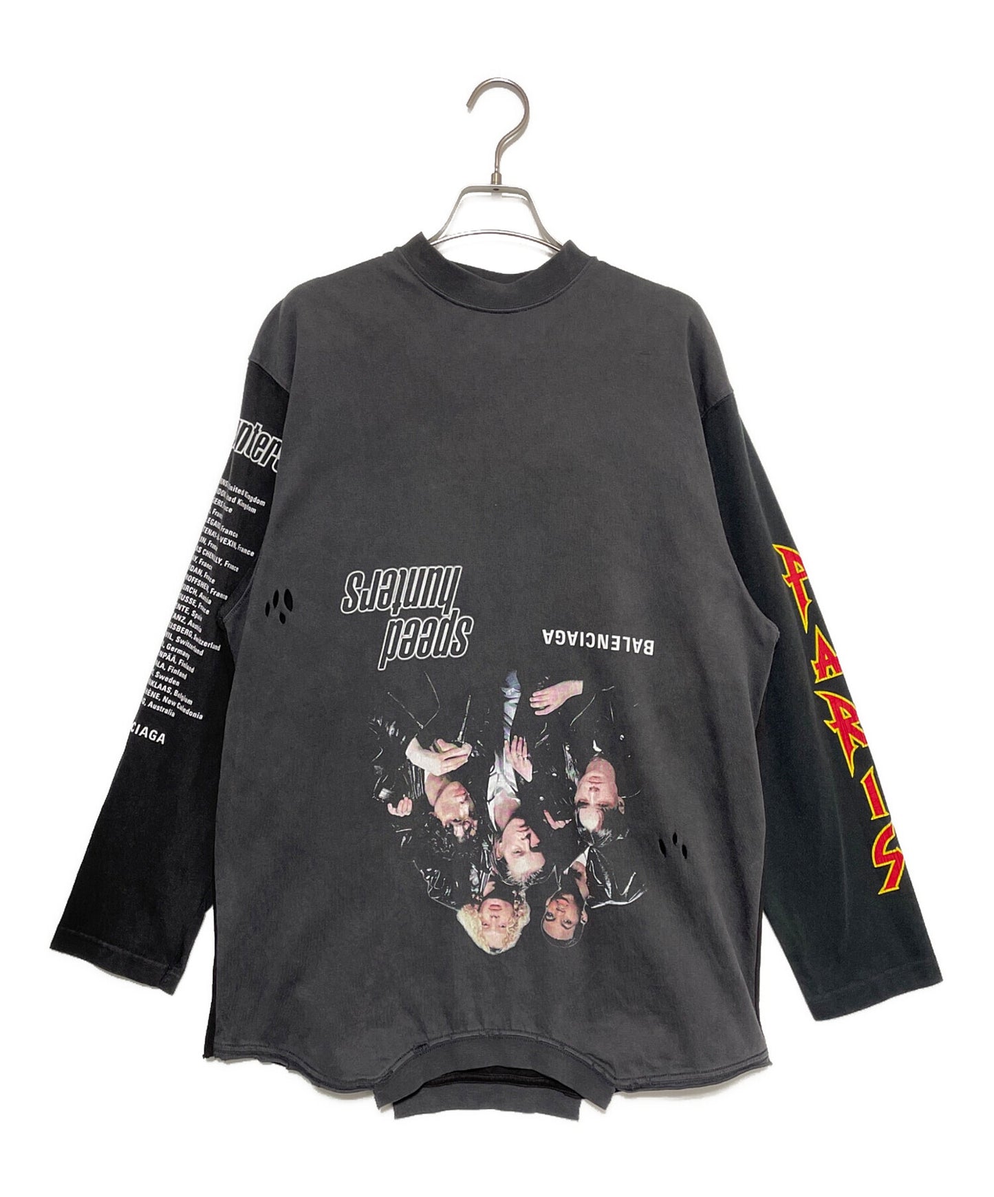 [Pre-owned] BALENCIAGA SPEED HUNTER UP SIDE DOWN / long sleeve cut and sewn / long sleeve / speed hunter 698155 TMVC9