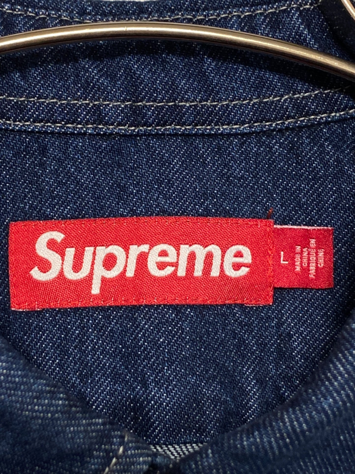 [Pre-owned] SUPREME Small Box Denim Shirts