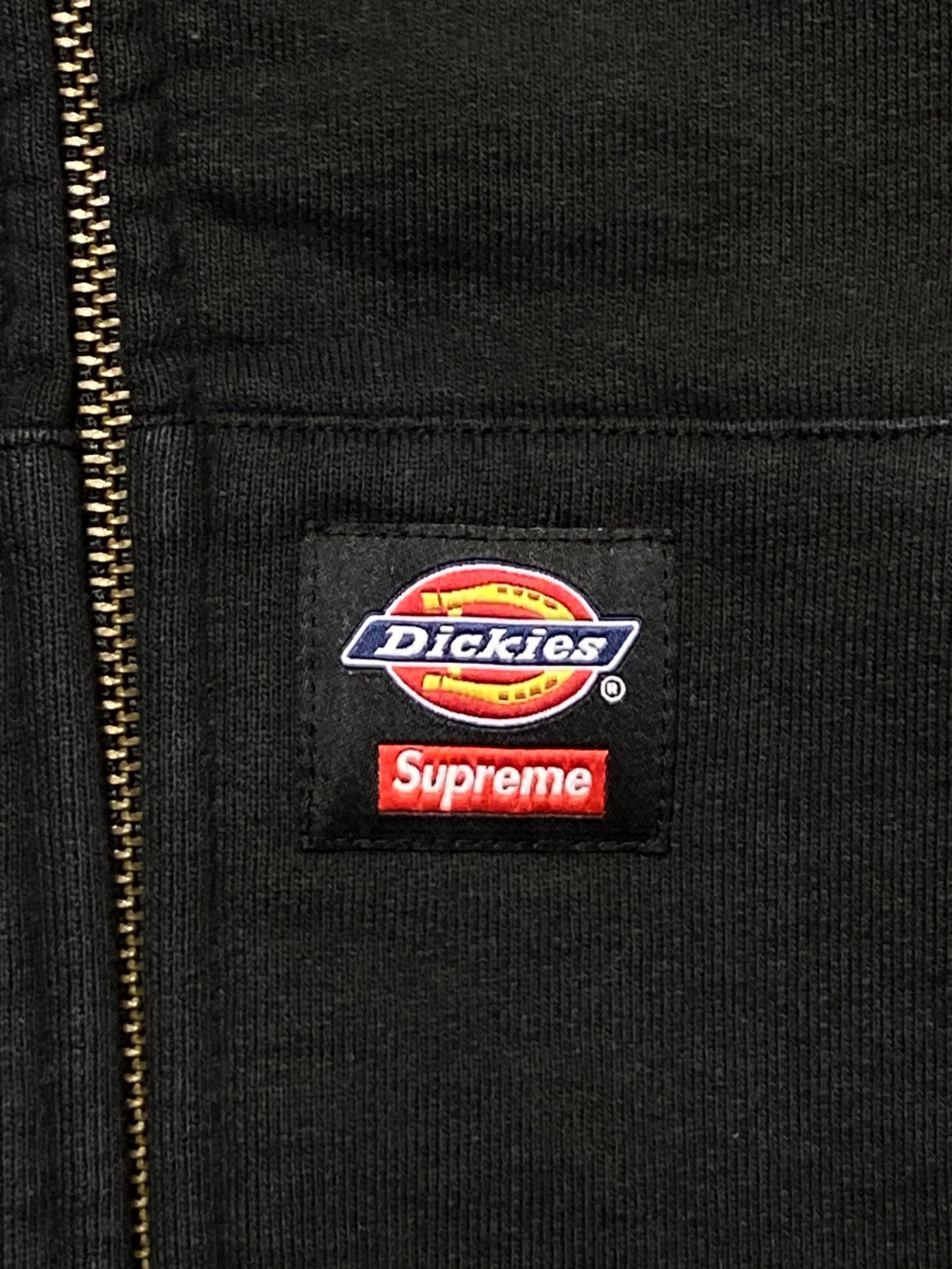 [Pre-owned] SUPREME Quilted Lined Zip Up Hooded Sweatshirt