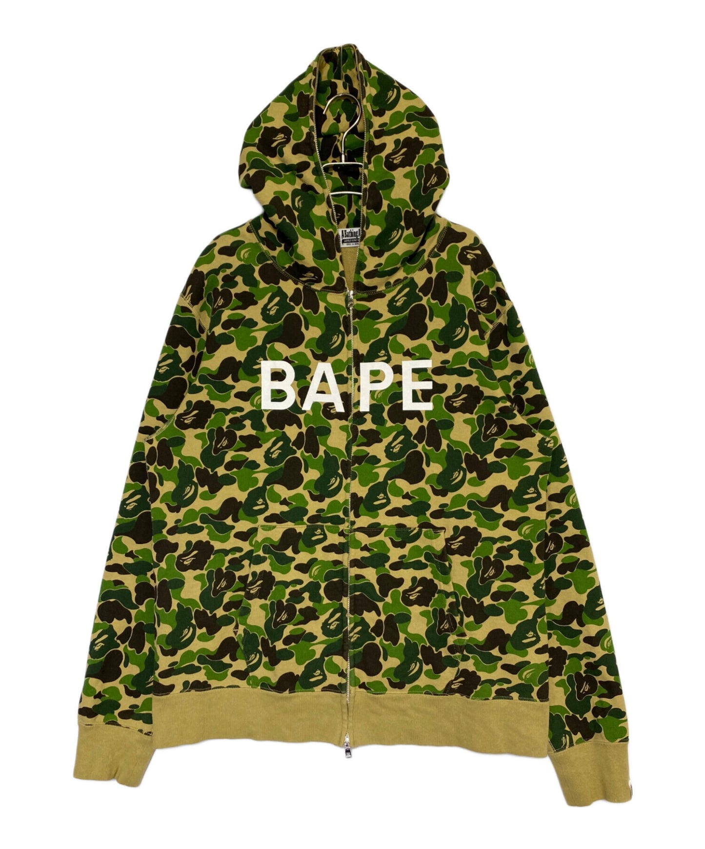 [Pre-owned] A BATHING APE abc camo zip parka 001zpi301022m