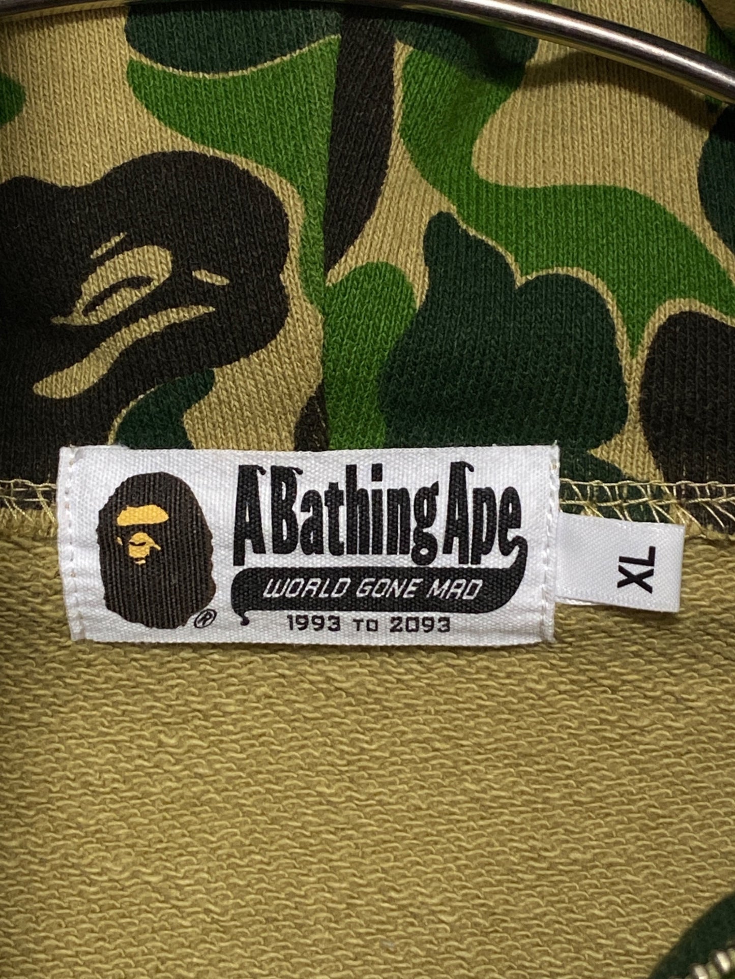 [Pre-owned] A BATHING APE abc camo zip parka 001zpi301022m
