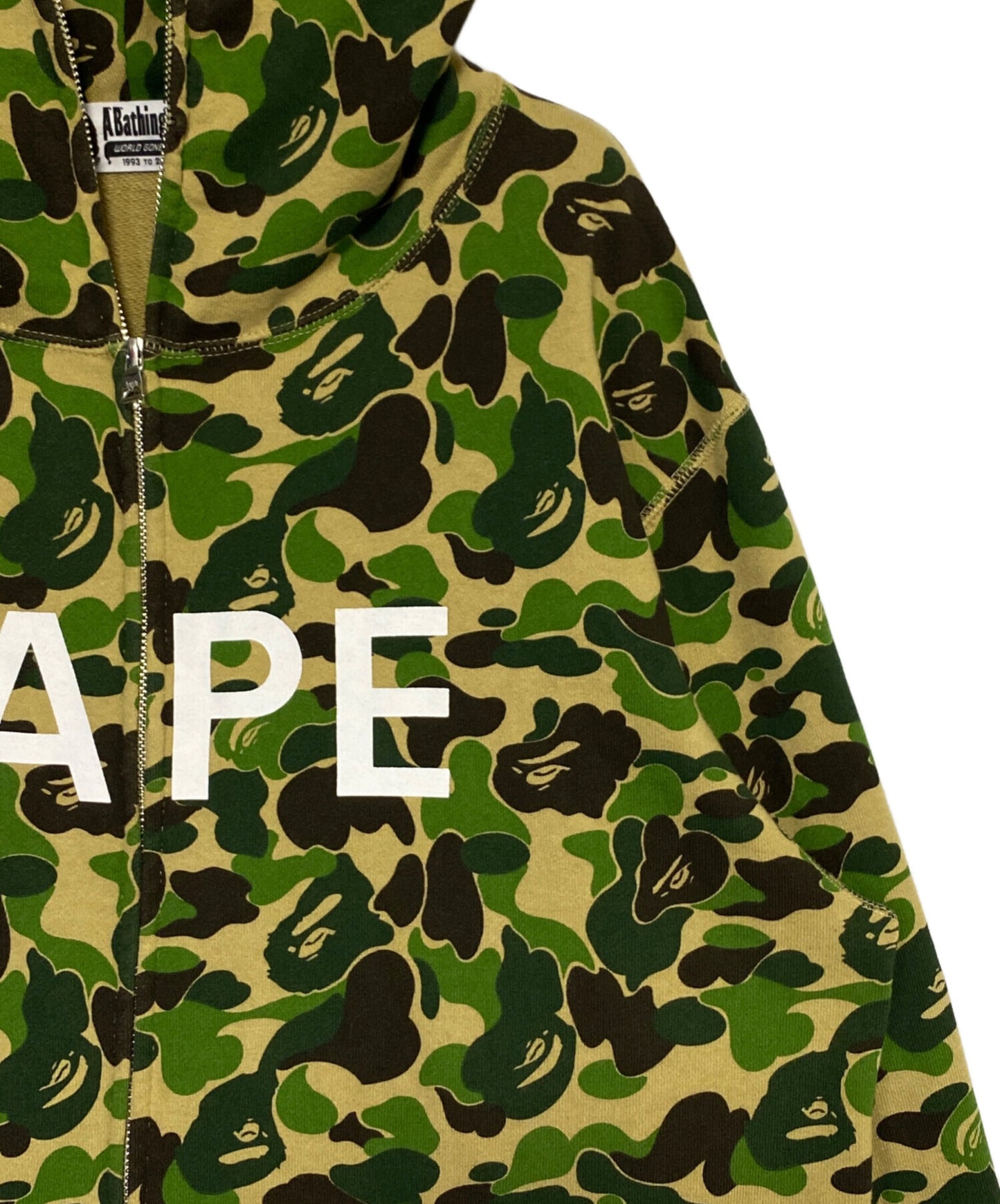 [Pre-owned] A BATHING APE abc camo zip parka 001zpi301022m