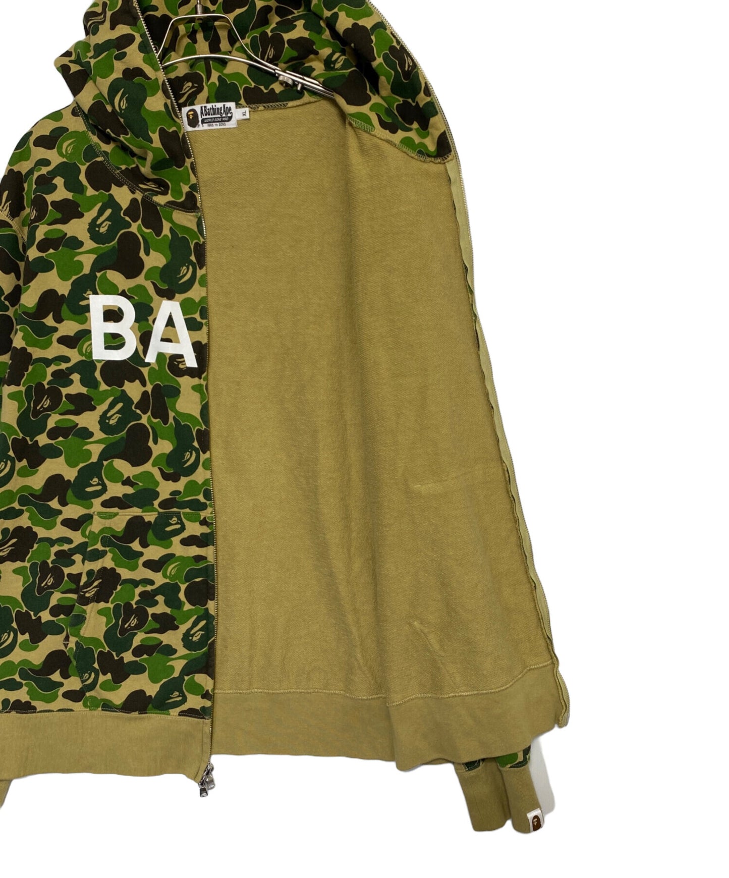 [Pre-owned] A BATHING APE abc camo zip parka 001zpi301022m