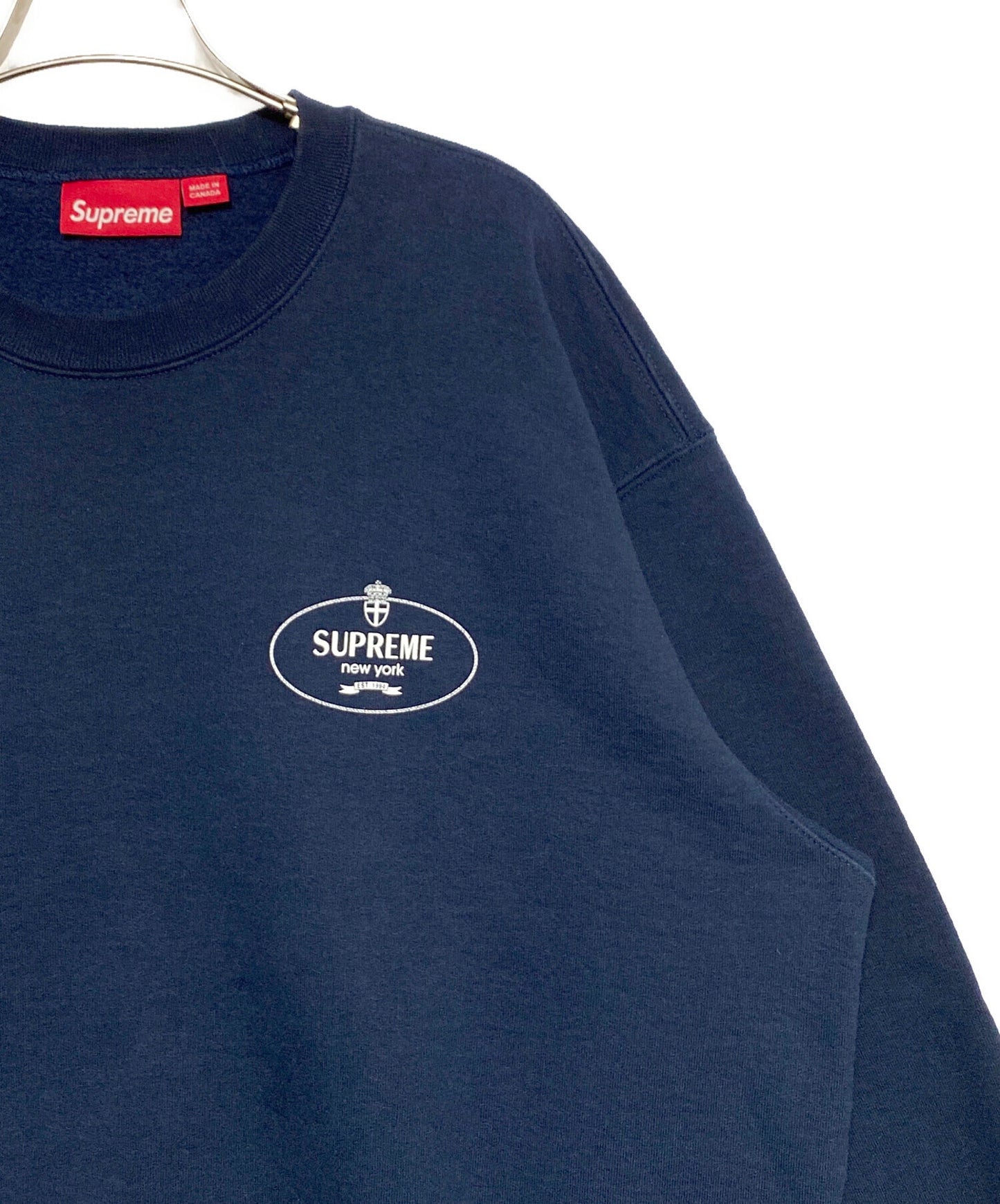 [Pre-owned] SUPREME Crest Crewneck