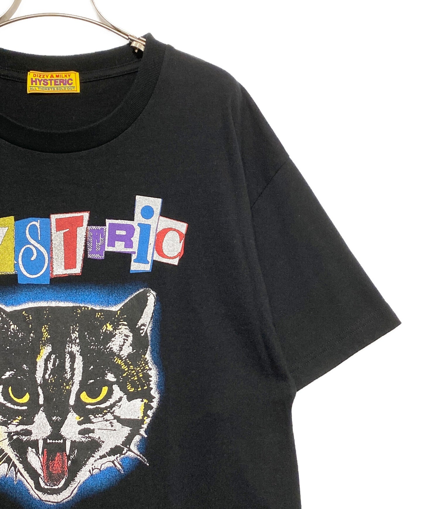 [Pre-owned] Hysteric Glamour CAT SCRATCH FEVER Oversize Tee ( Cat Scratch Fever Oversize T-Shirt ) 01241CT10