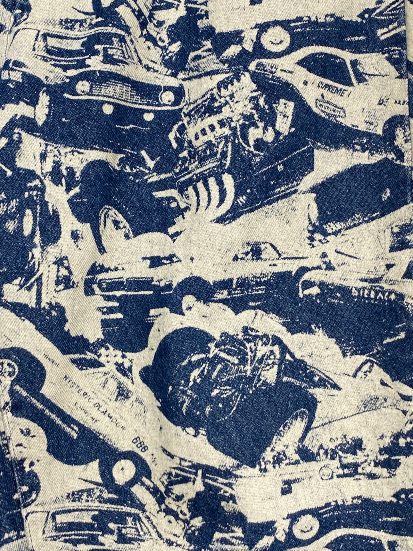 [Pre-owned] SUPREME CARS BAGGY JEANS ( Cars baggy jeans )