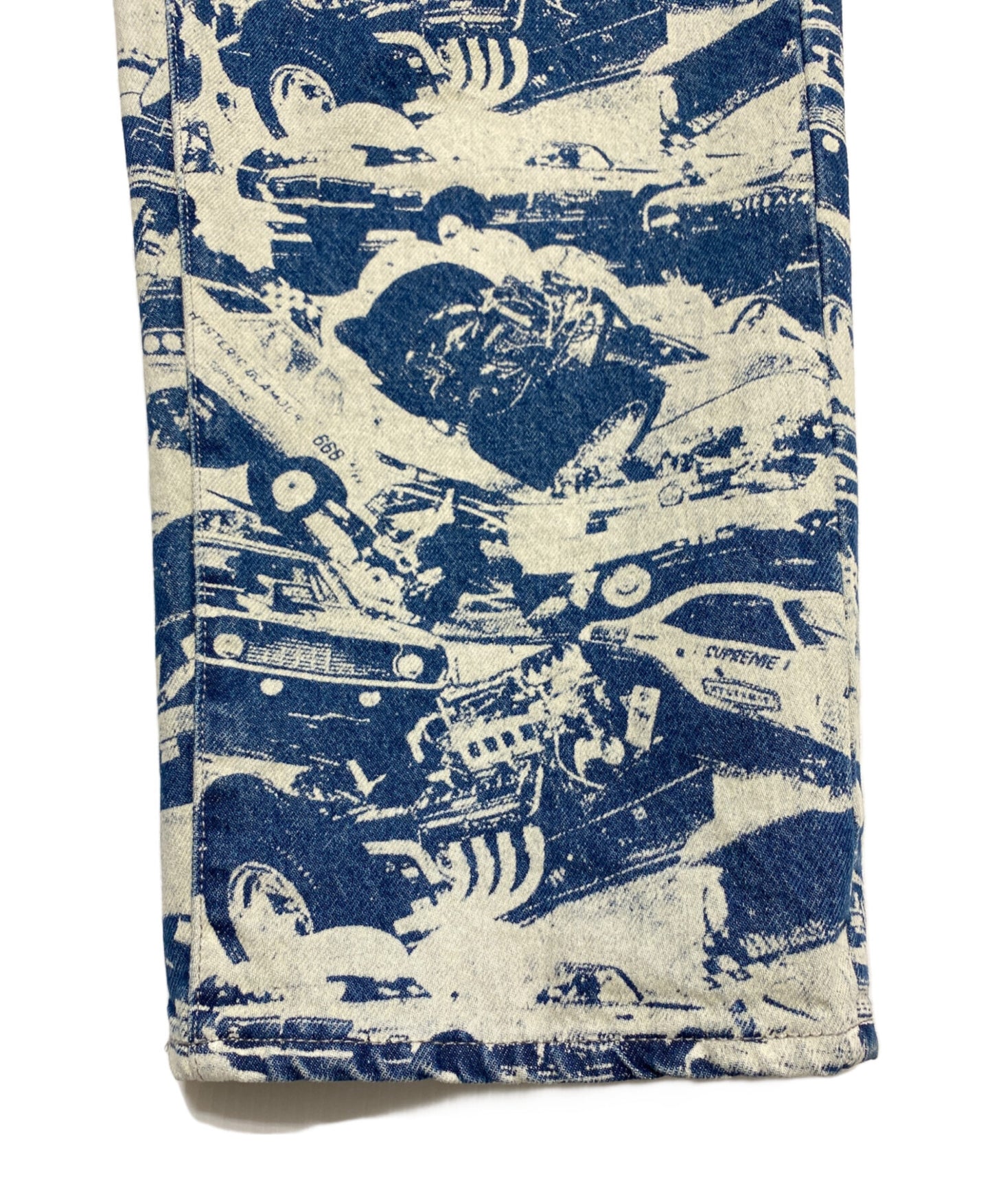 [Pre-owned] SUPREME CARS BAGGY JEANS ( Cars baggy jeans )