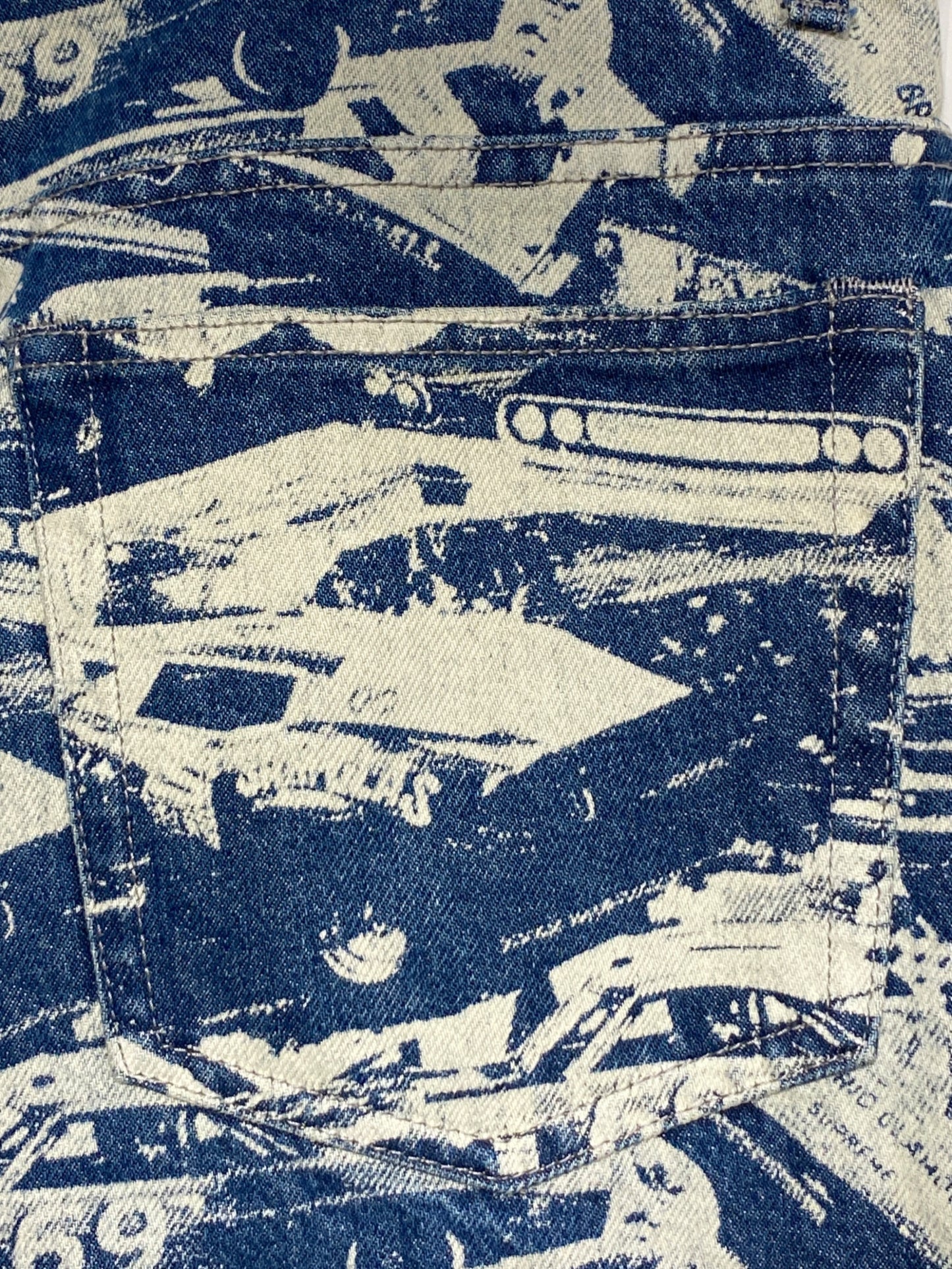 [Pre-owned] SUPREME CARS BAGGY JEANS ( Cars baggy jeans )