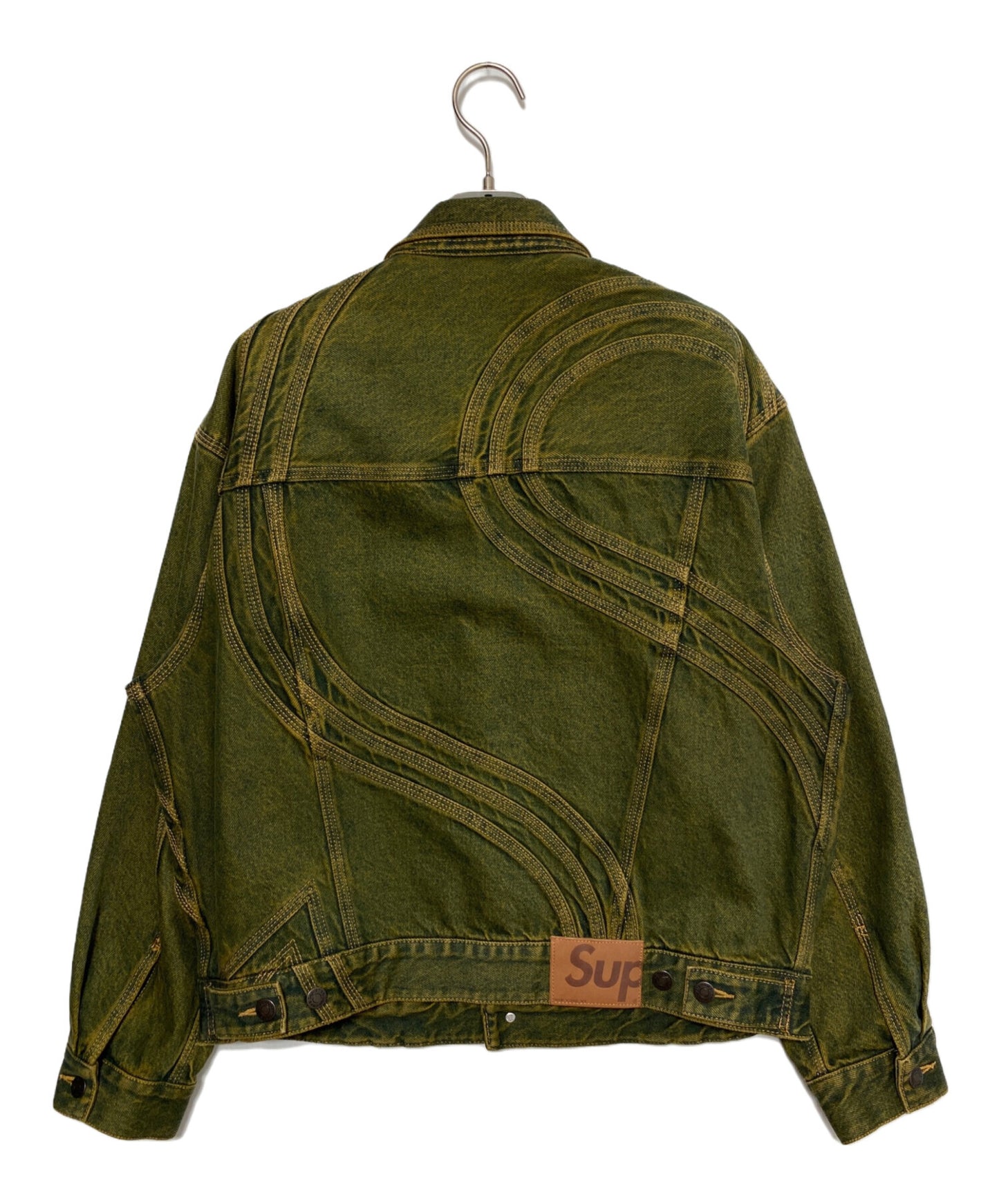 [Pre-owned] SUPREME S Logo Denim Trucker Jacket