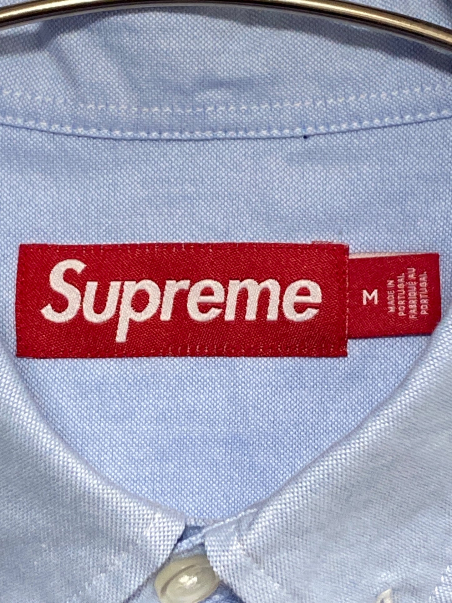 [Pre-owned] SUPREME Loose Fit S/S Oxford Shirt